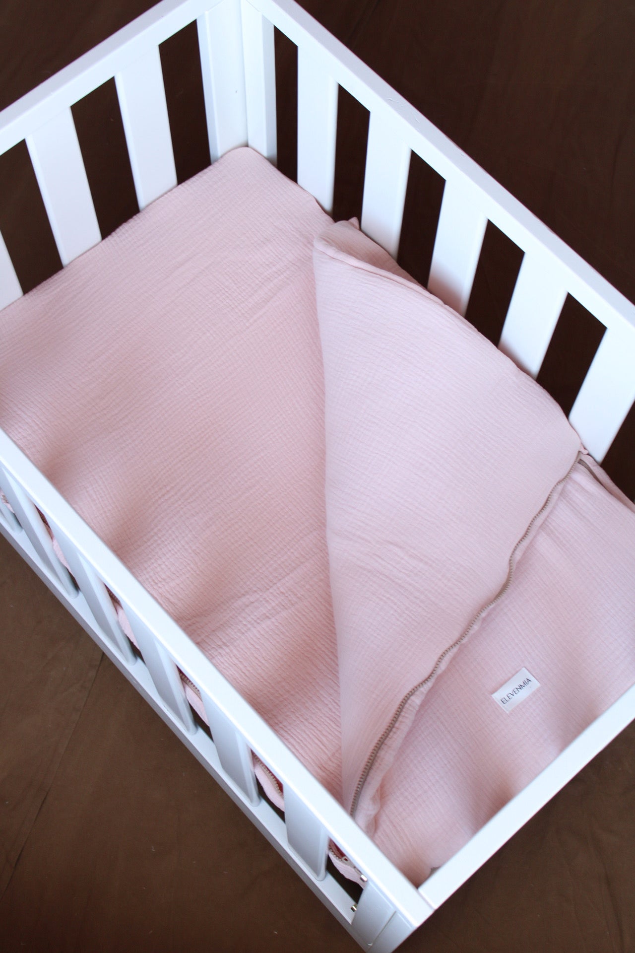 Saco Bajera Minicuna 80x50 Gasa Rosa Pink