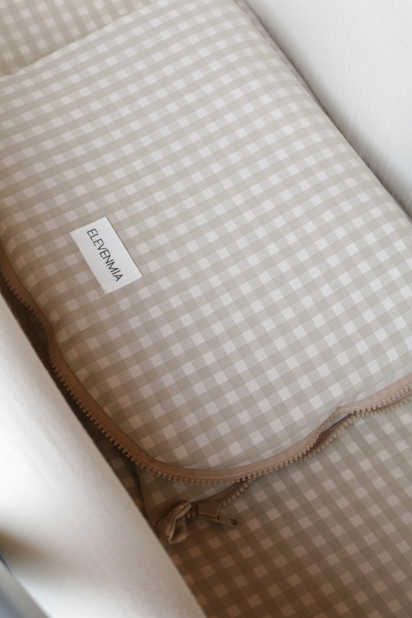 Carrycot Mattress Pad Sack Mint Vichy