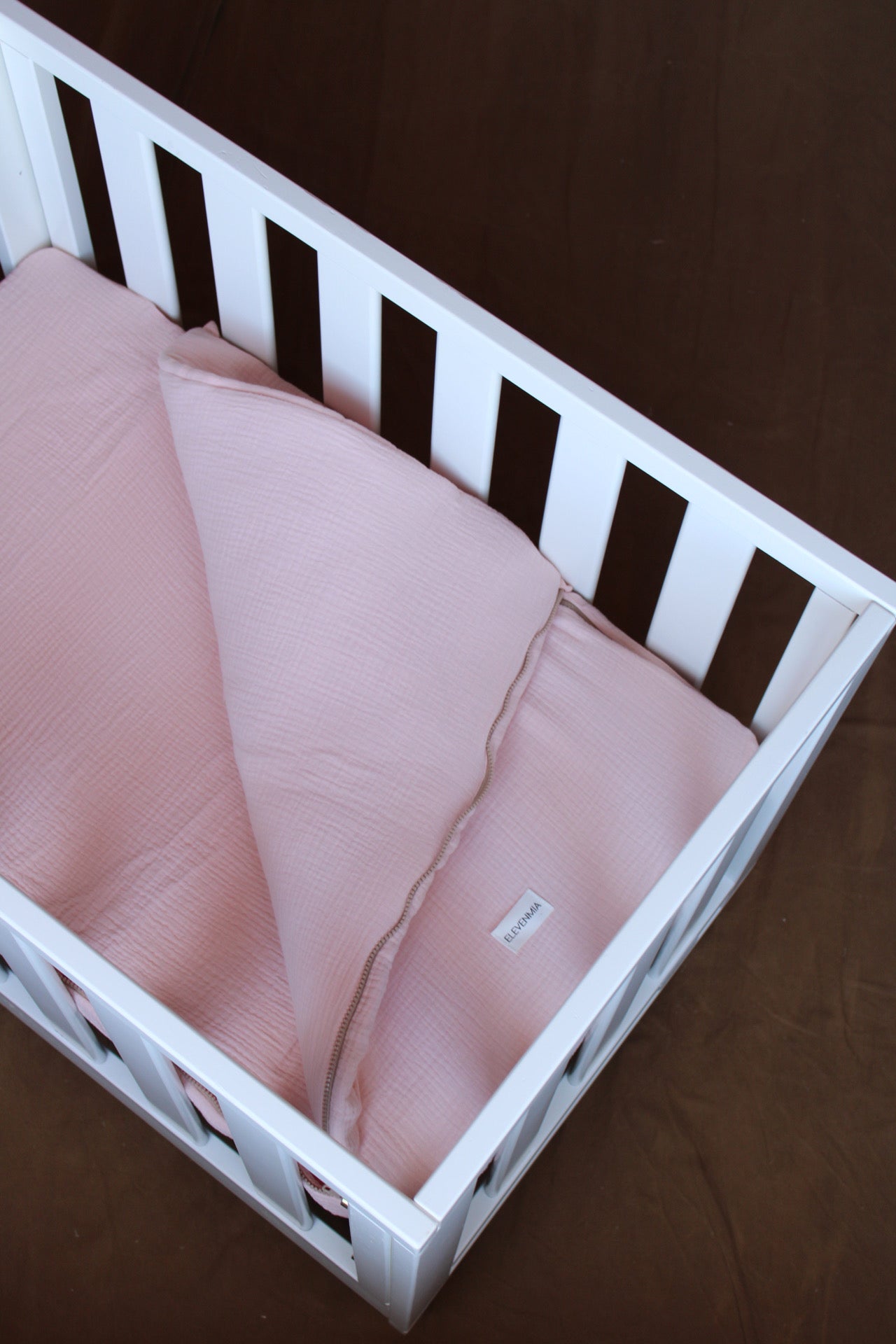 Saco Bajera Minicuna 80x50 Gasa Rosa Pink