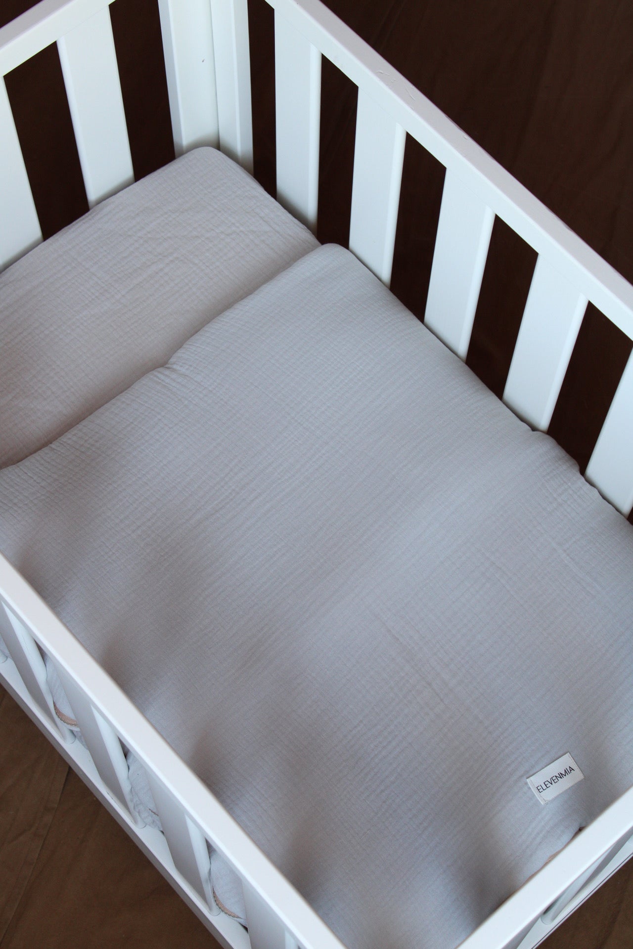Saco Bajera Minicuna 80x50 Gasa Gris
