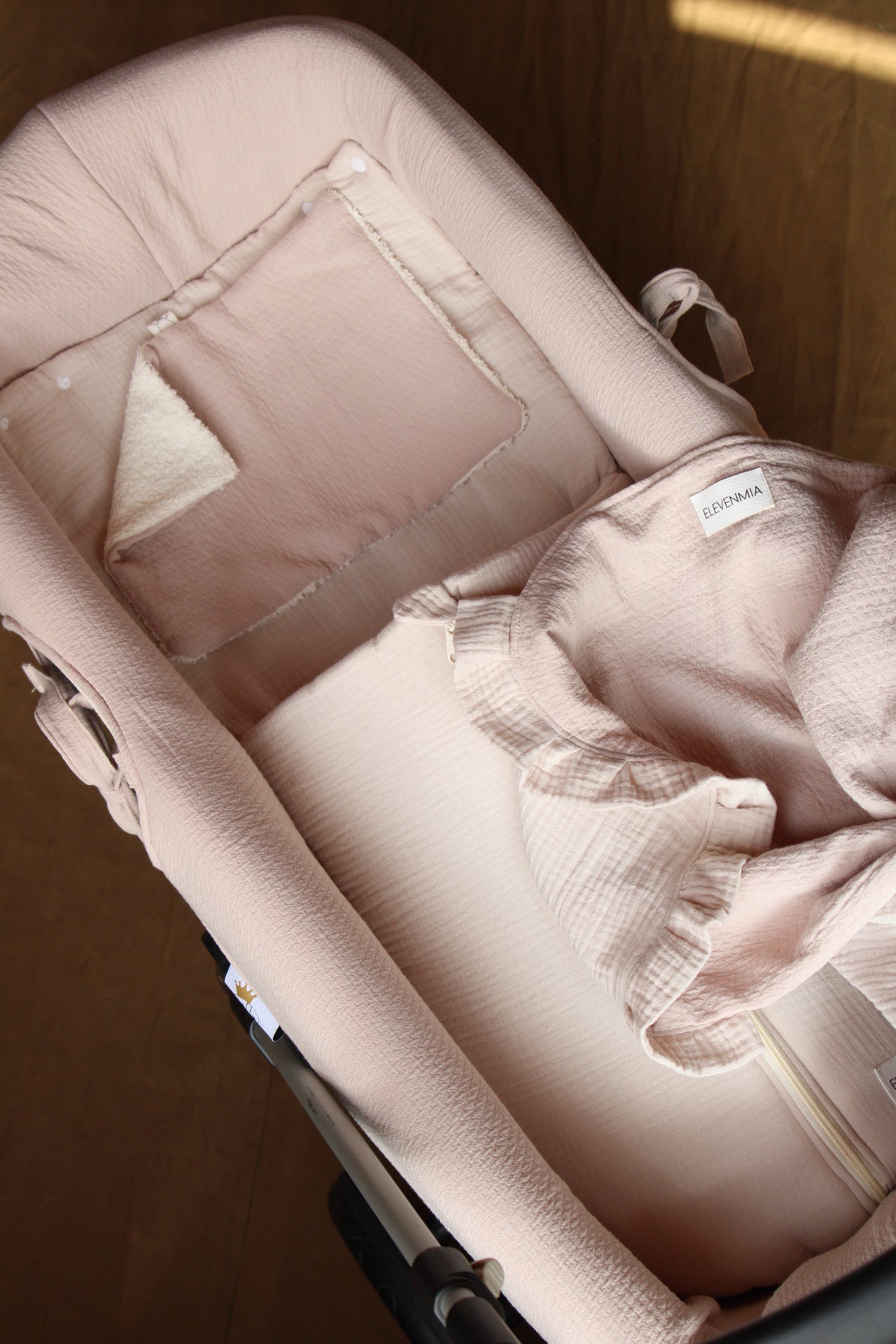 Carrycot Bag Beige Muslin