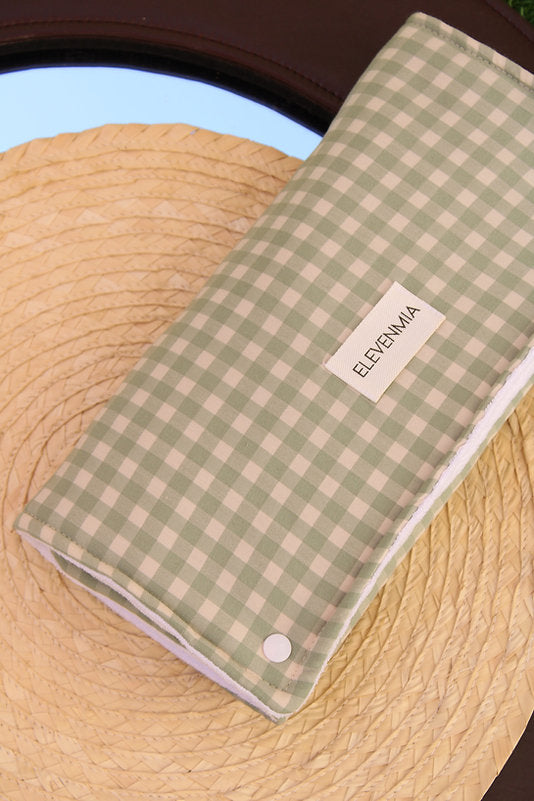 Matelas à langer portable Vichy Mint