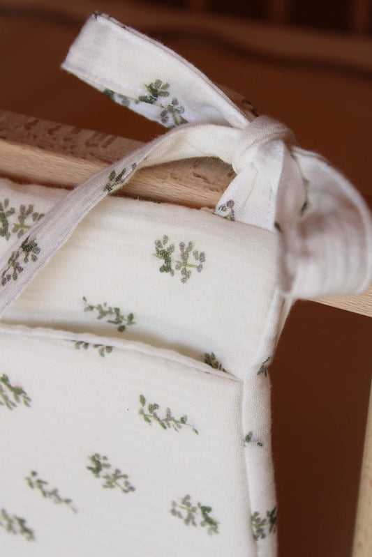 Organizador de cuna Gasa Estampada Flor