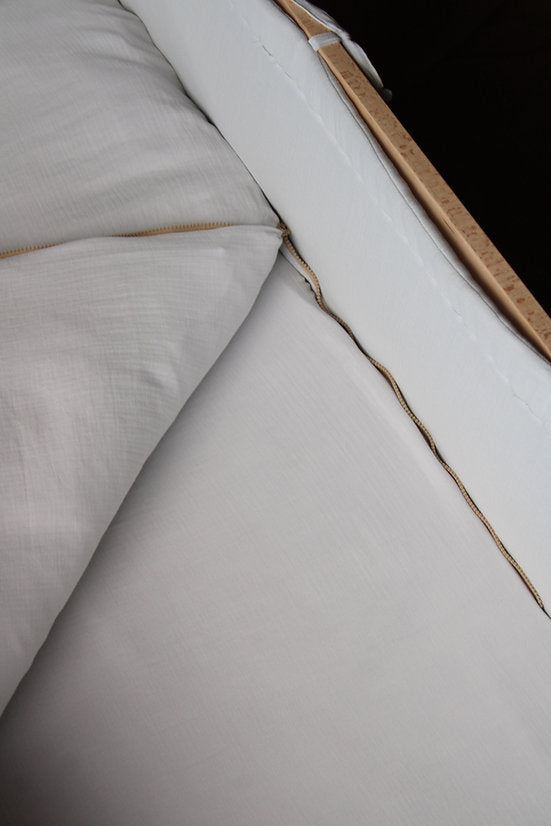 Sac de fond de lit 60 x 120 en gaze grise