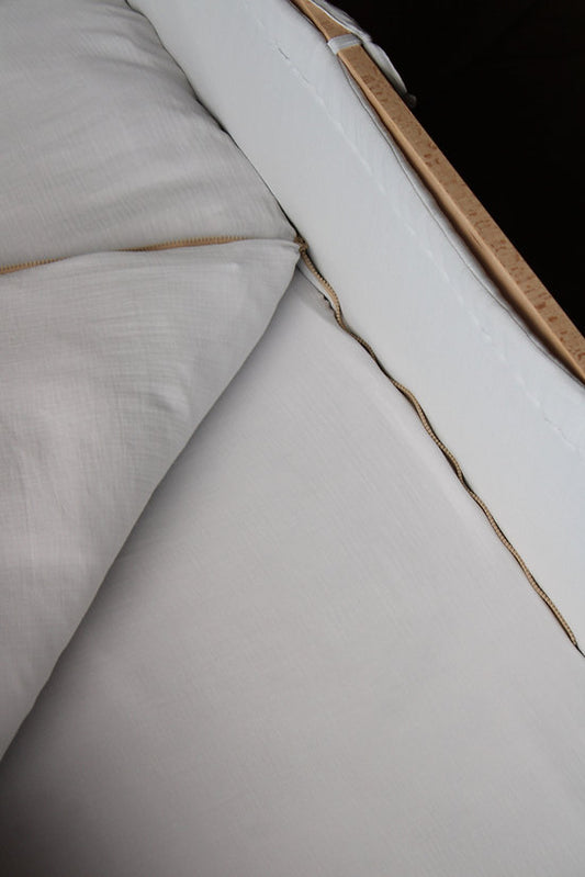 Sac de fond de lit 60 x 120 en gaze grise