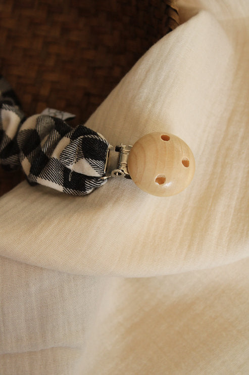 Chupetero Fruncido Vichy Bloom