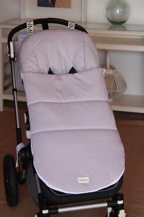 Saco Silla Cochecito Vichy Gris