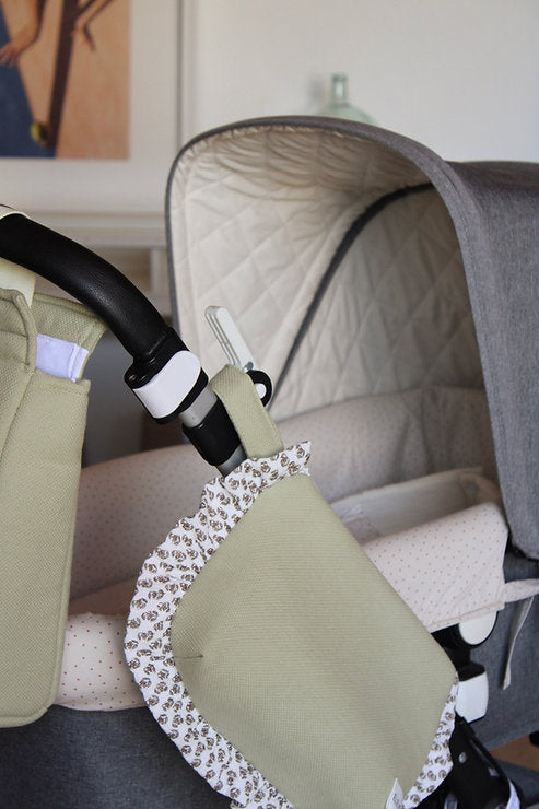 Ruffled Canvas + Leo Muslin Toiletry Bag