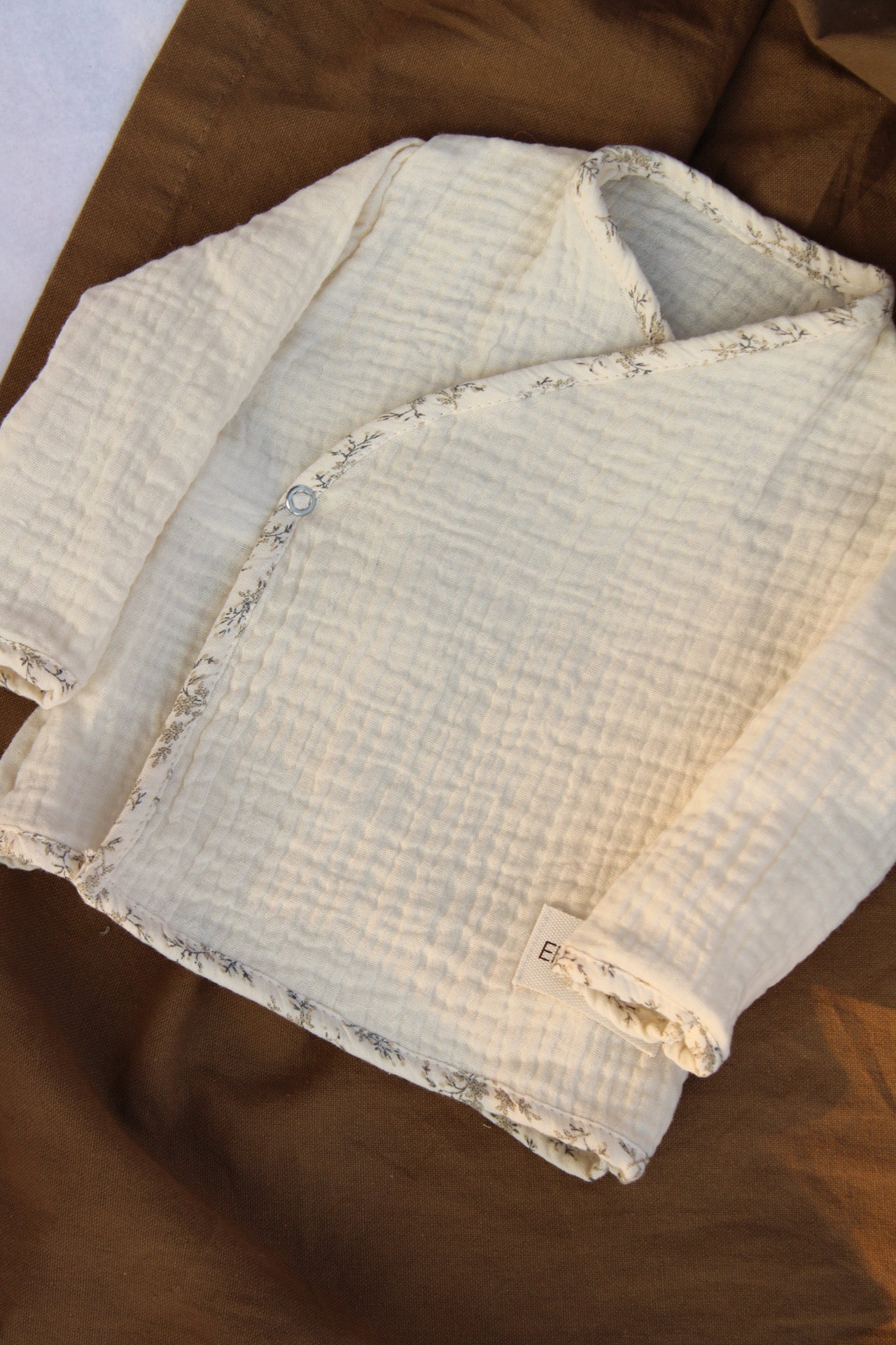 Beige Muslin Blouse