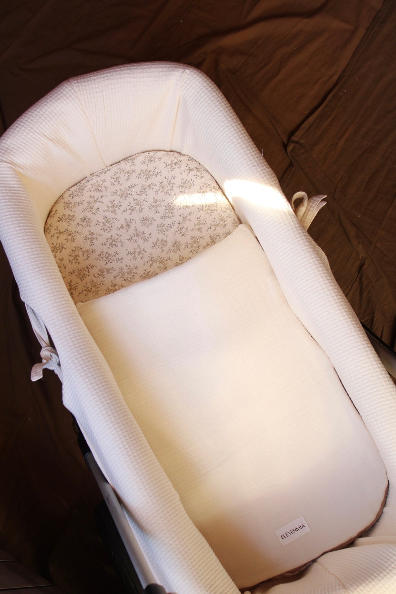 Saco Bajera Cochecito Gasa CRUDA