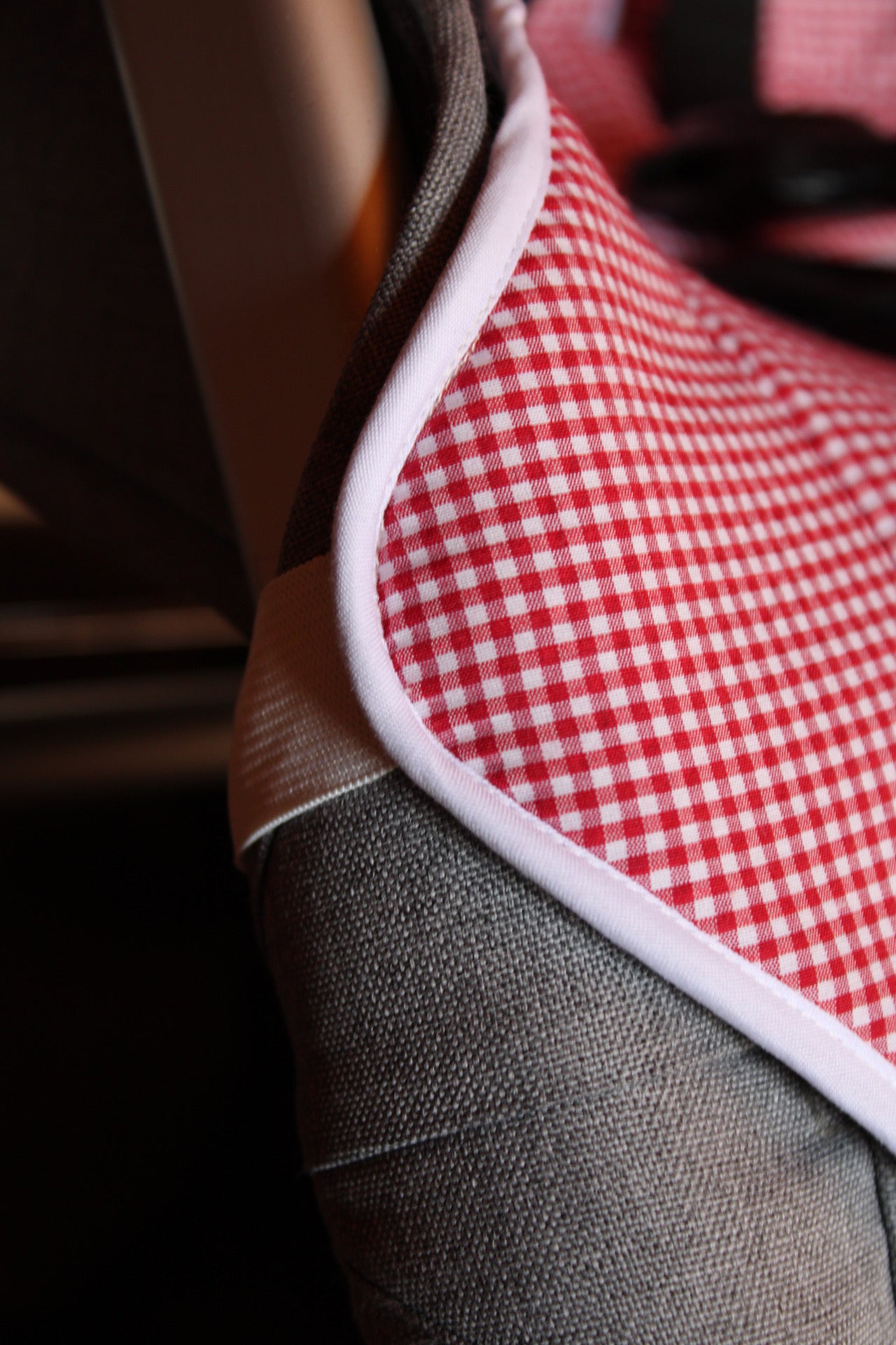 Colchoneta Vichy Rojo