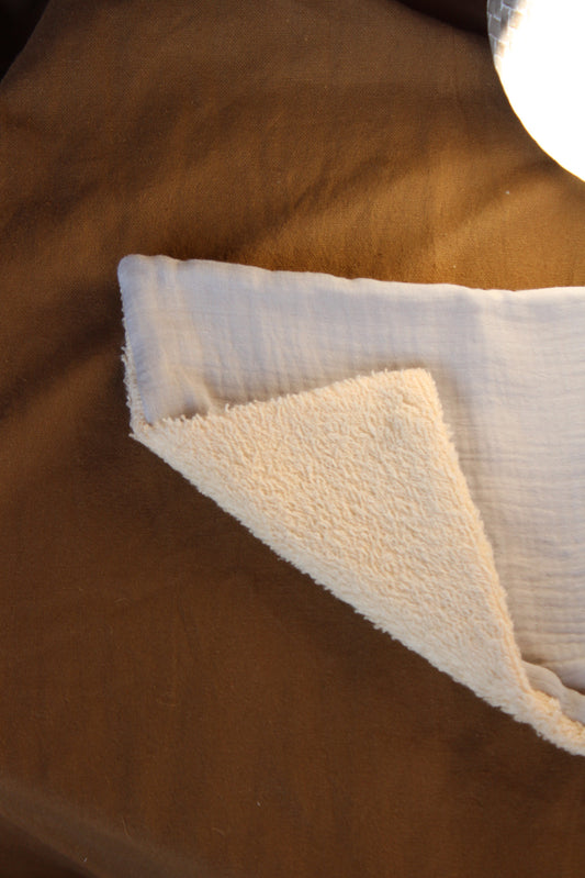 Protector Toalla Gasa Gris Humo