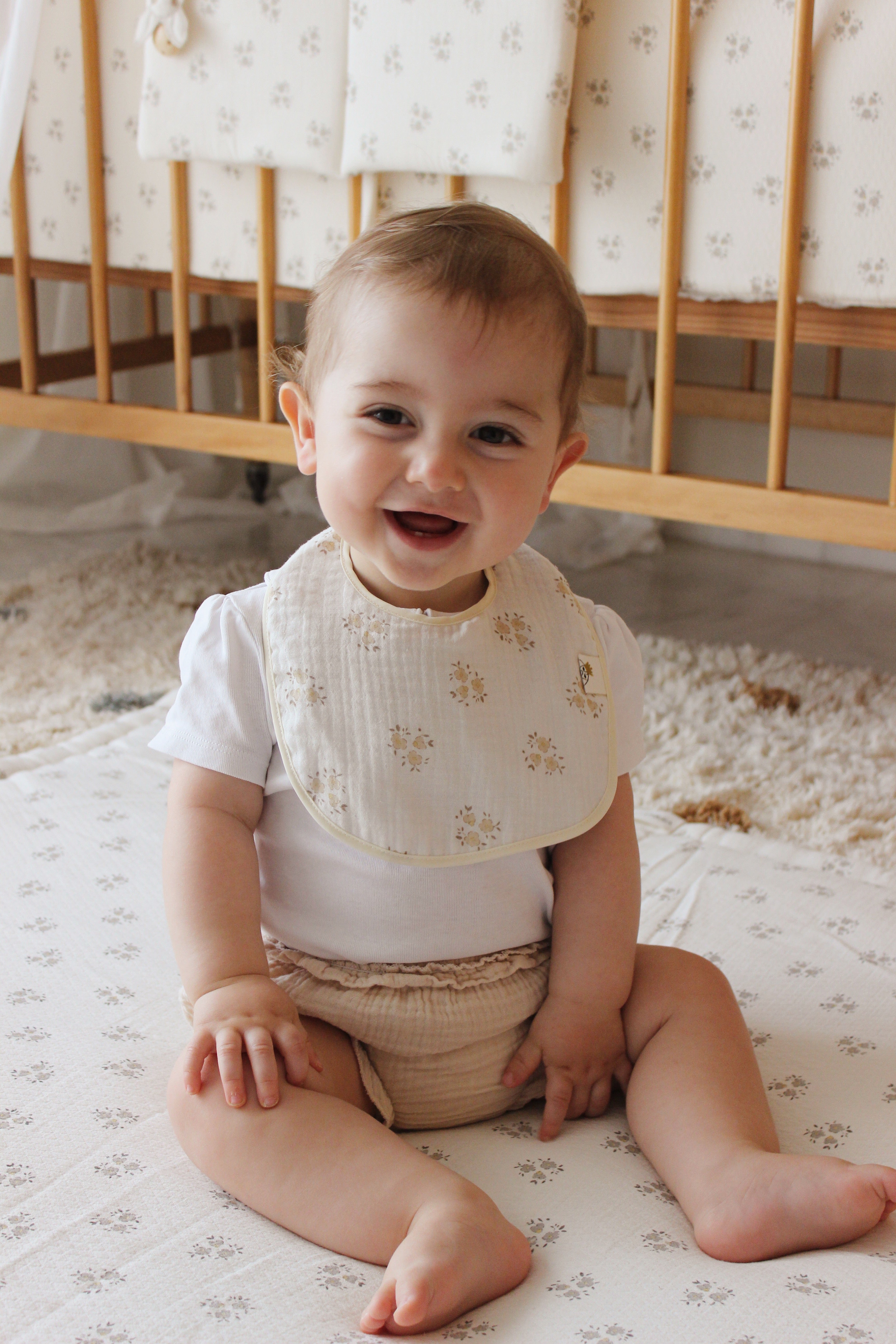 Bavoir Sia Sand + Terry