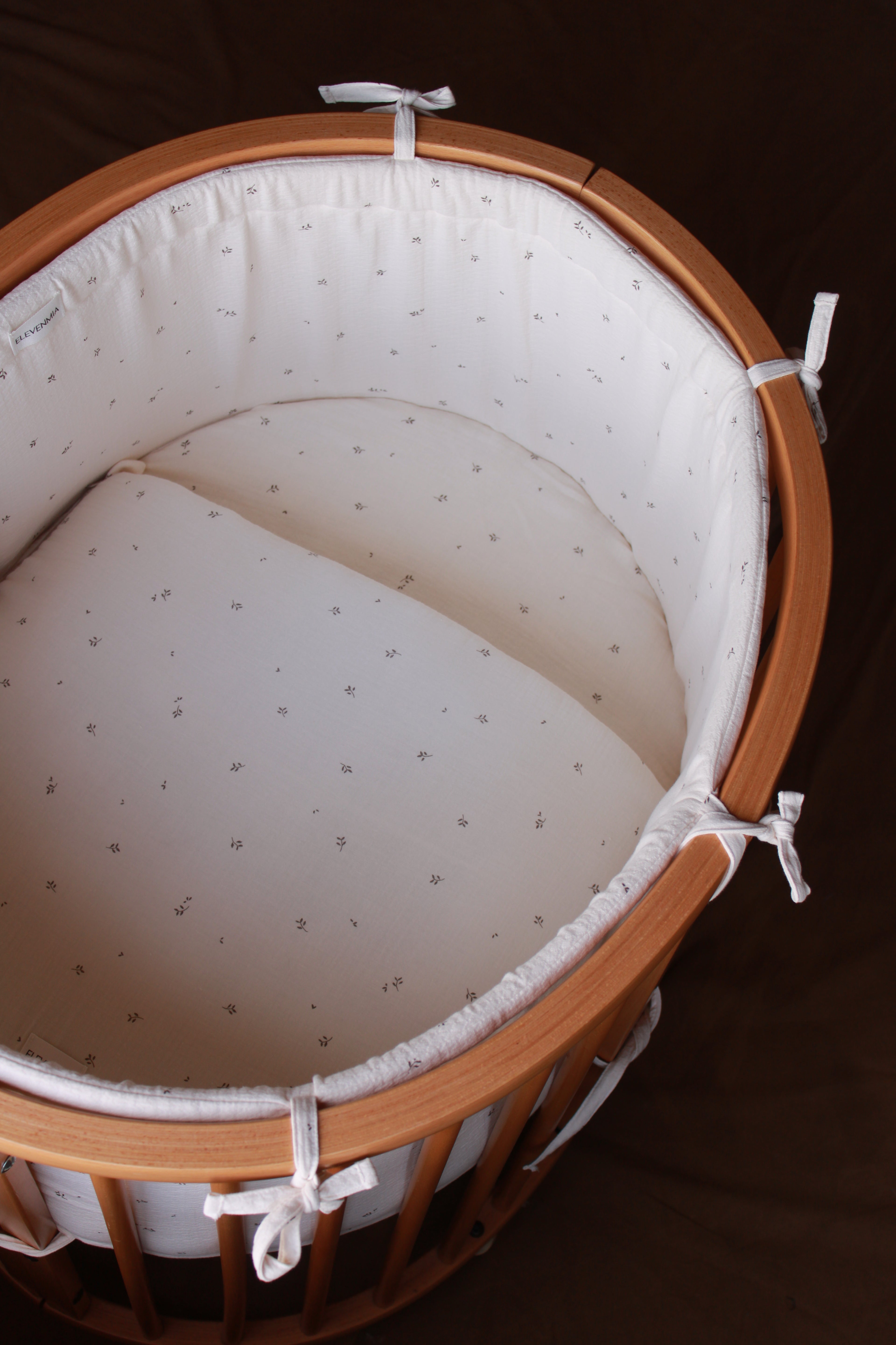 Chancelière ajustée MINI CRIB Stokke Gauze Lúa