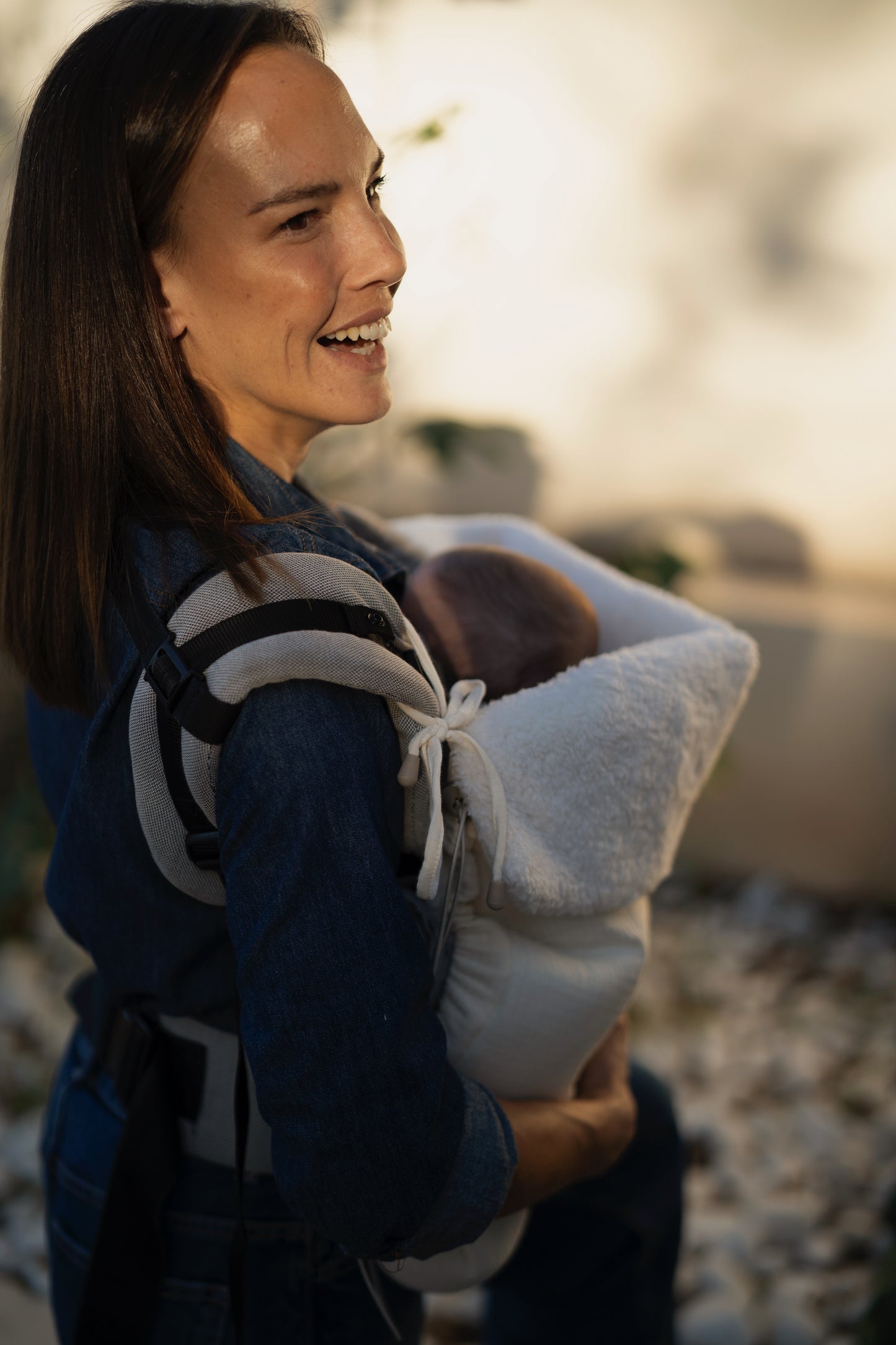 Arrullo porteo Gasa Cruda + Borreguito