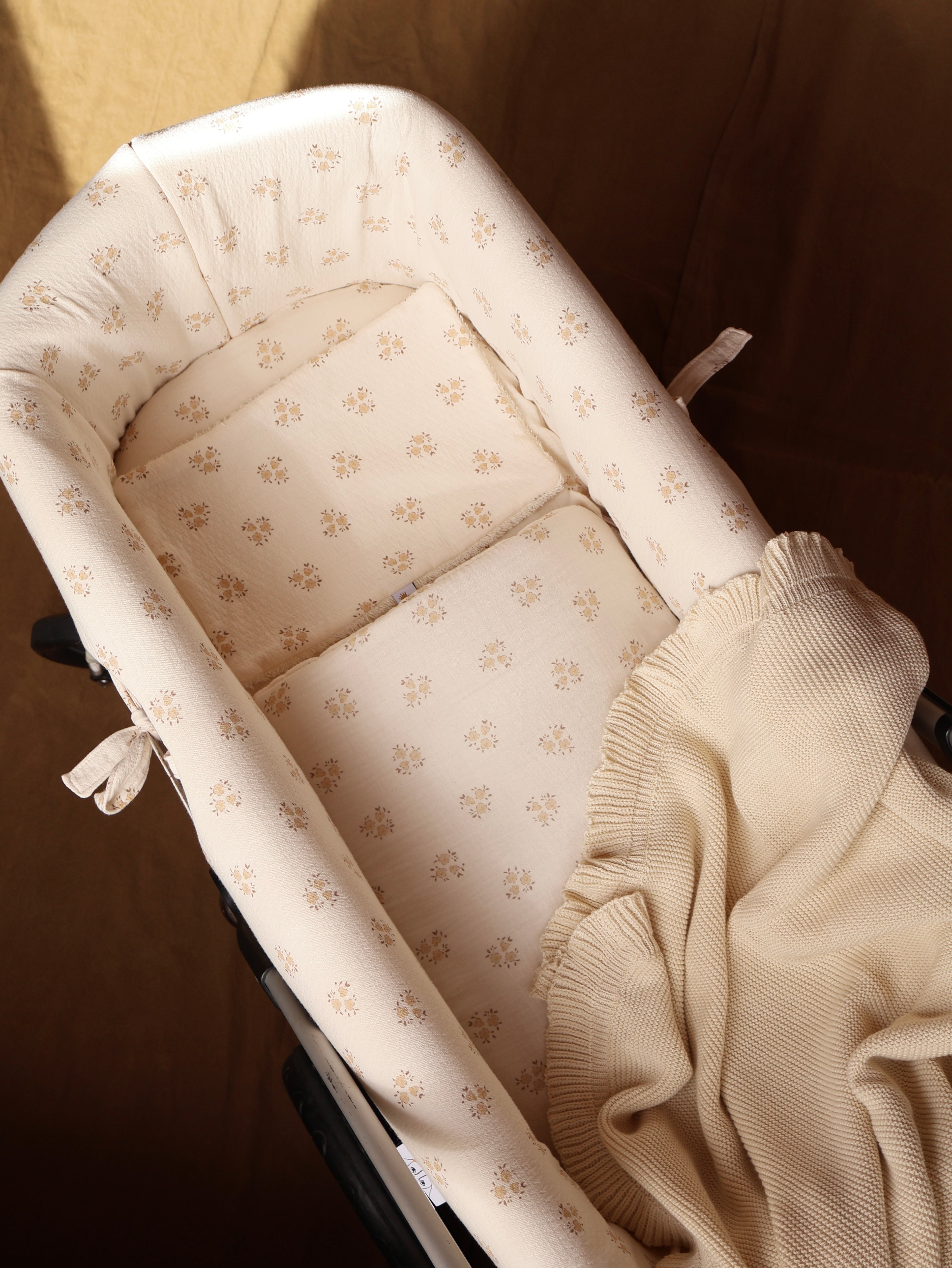 Sac de fond de poussette en gaze de sable Sia