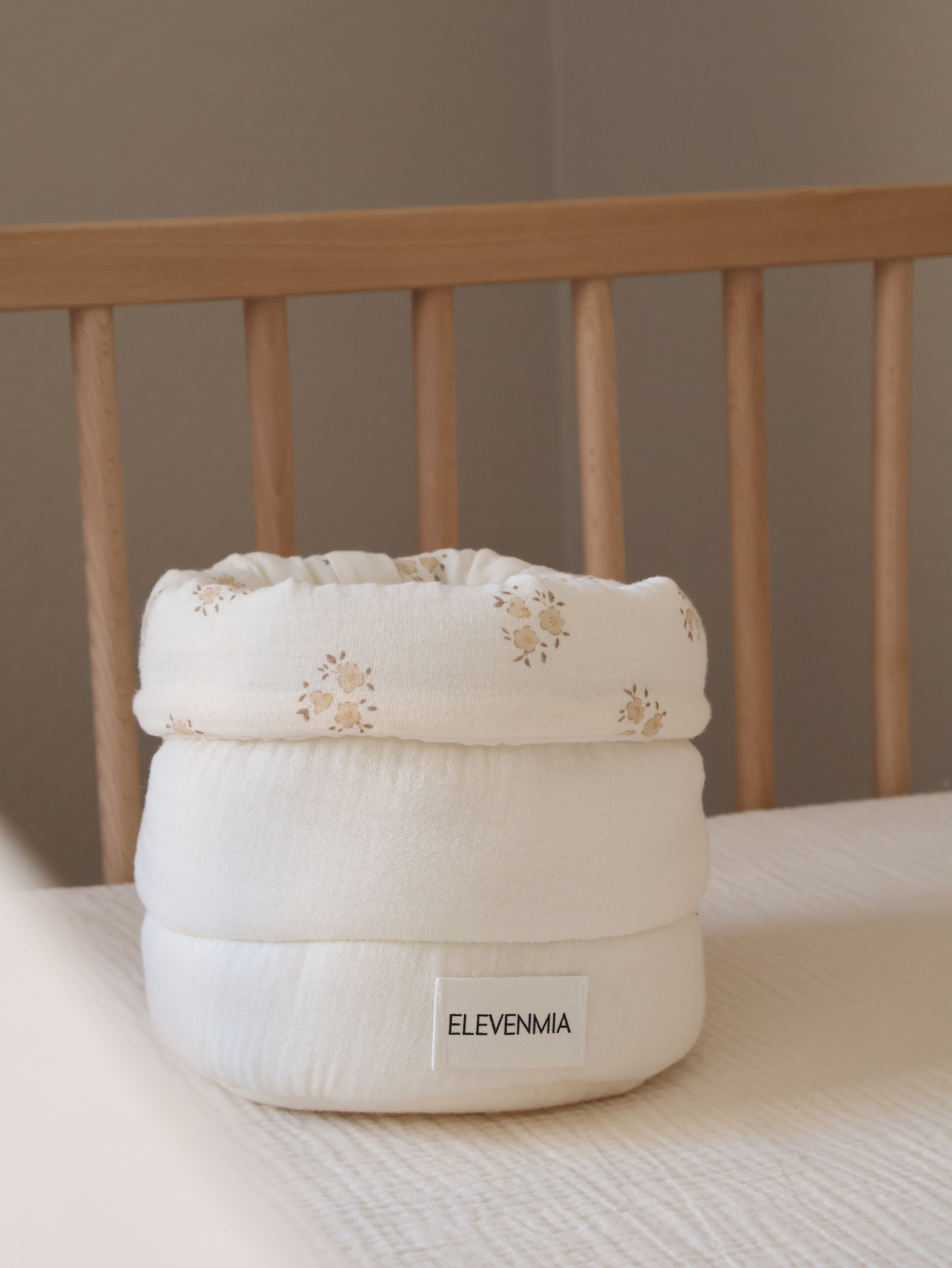 Cesto Organizador Pequeño Sia Arena + Gasa Cruda