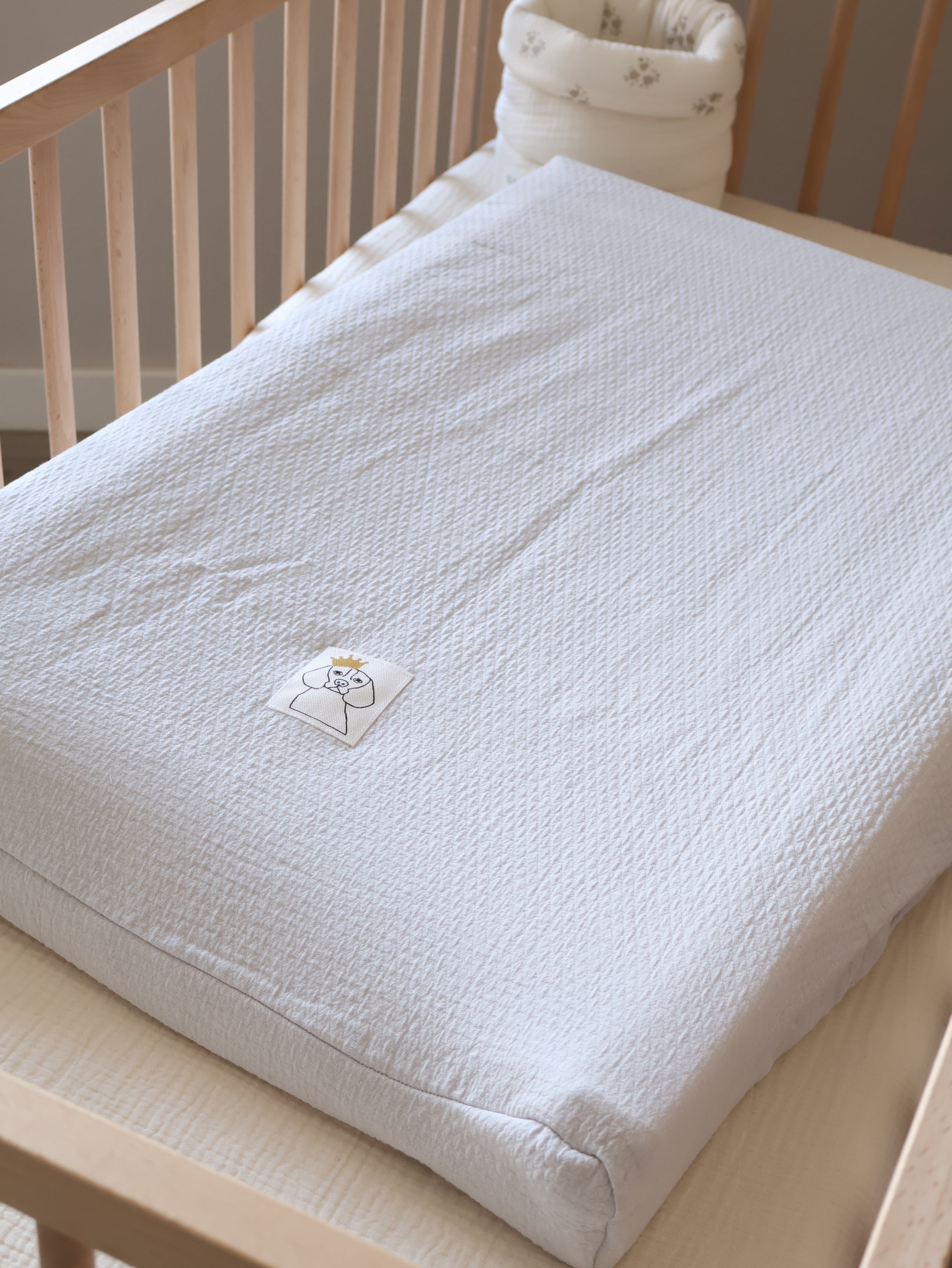 Housse de matelas à langer Dolby Gray