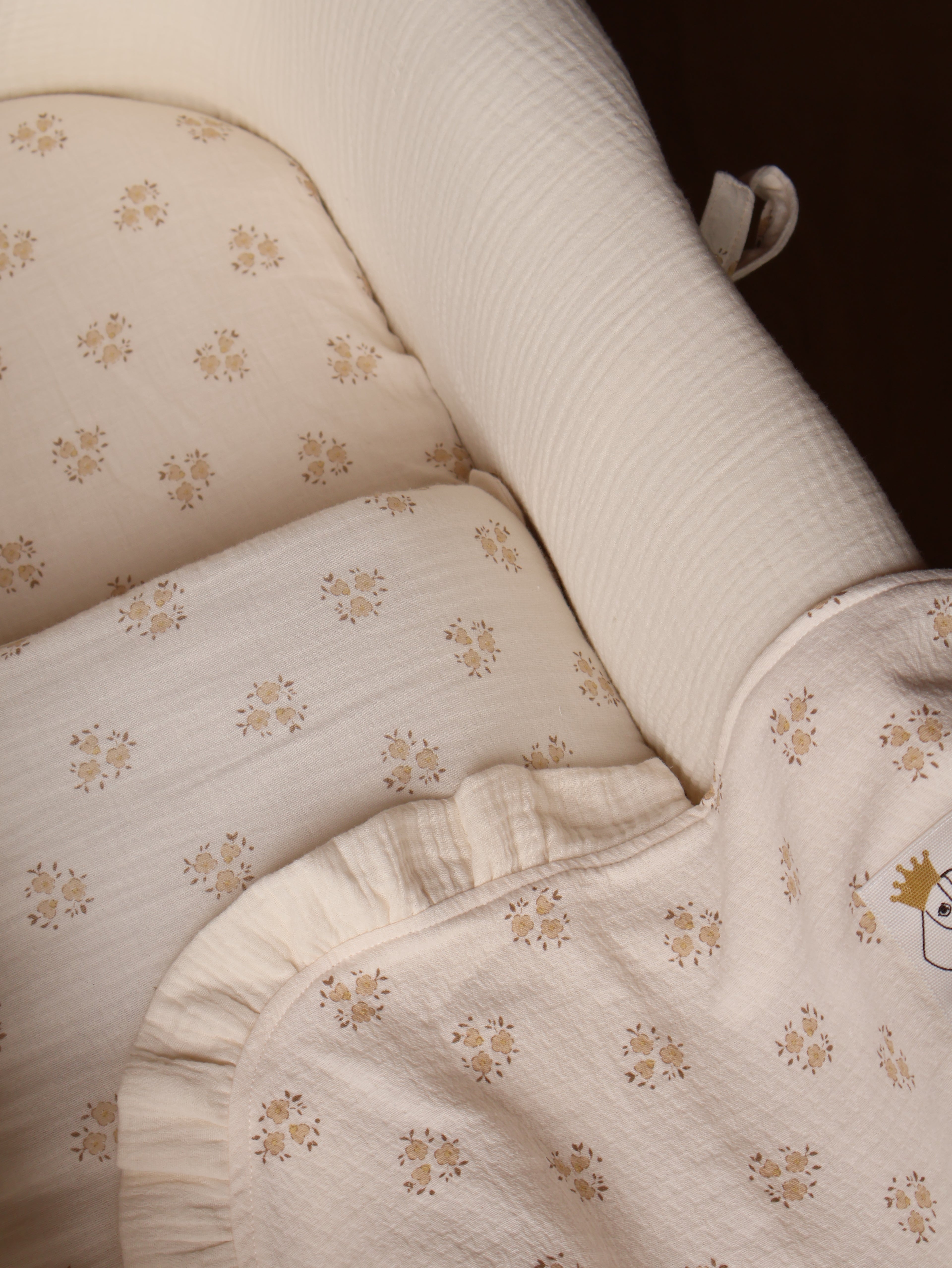 Sac de fond de poussette en gaze de sable Sia