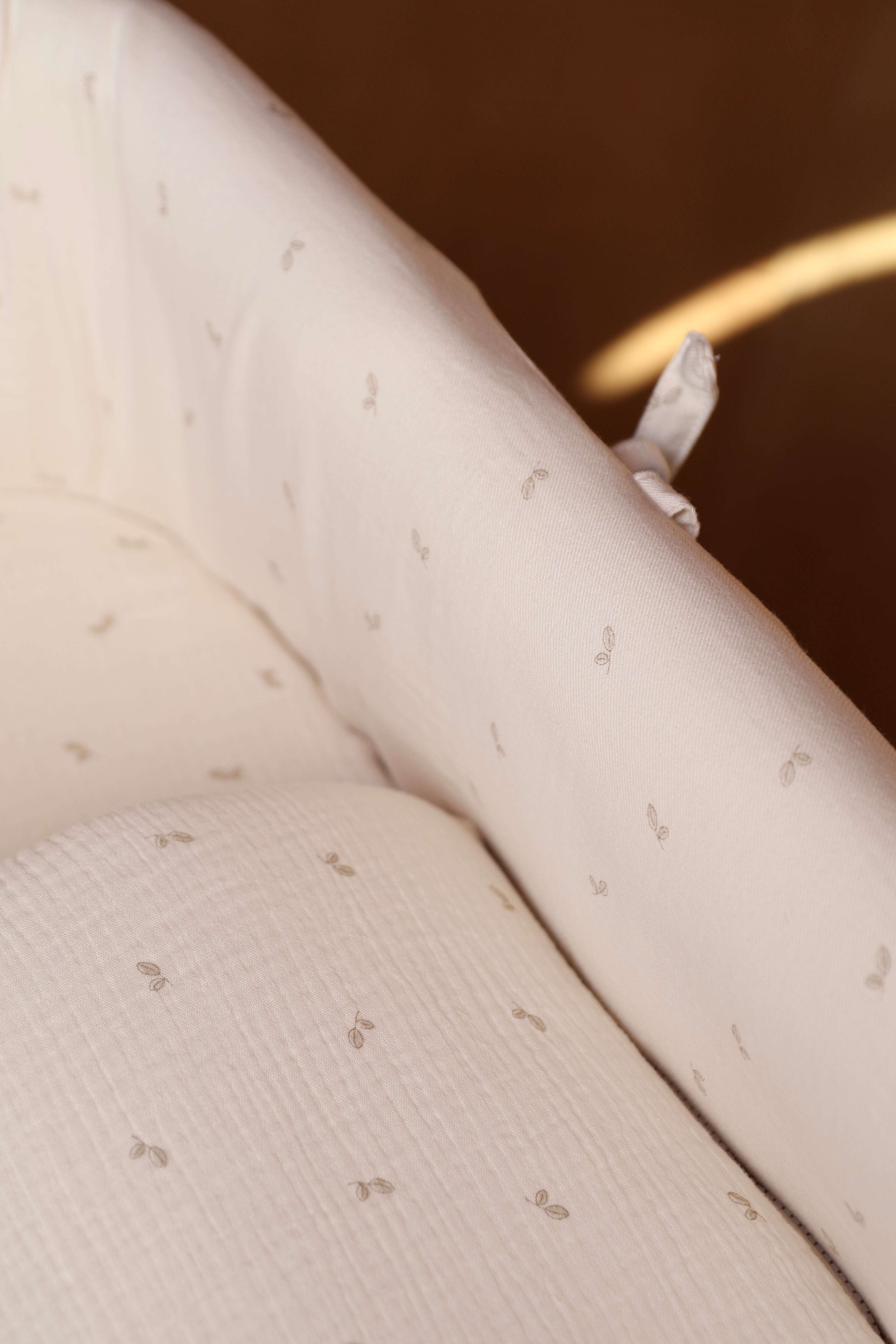 Saco Bajera Cochecito Gasa Oliva