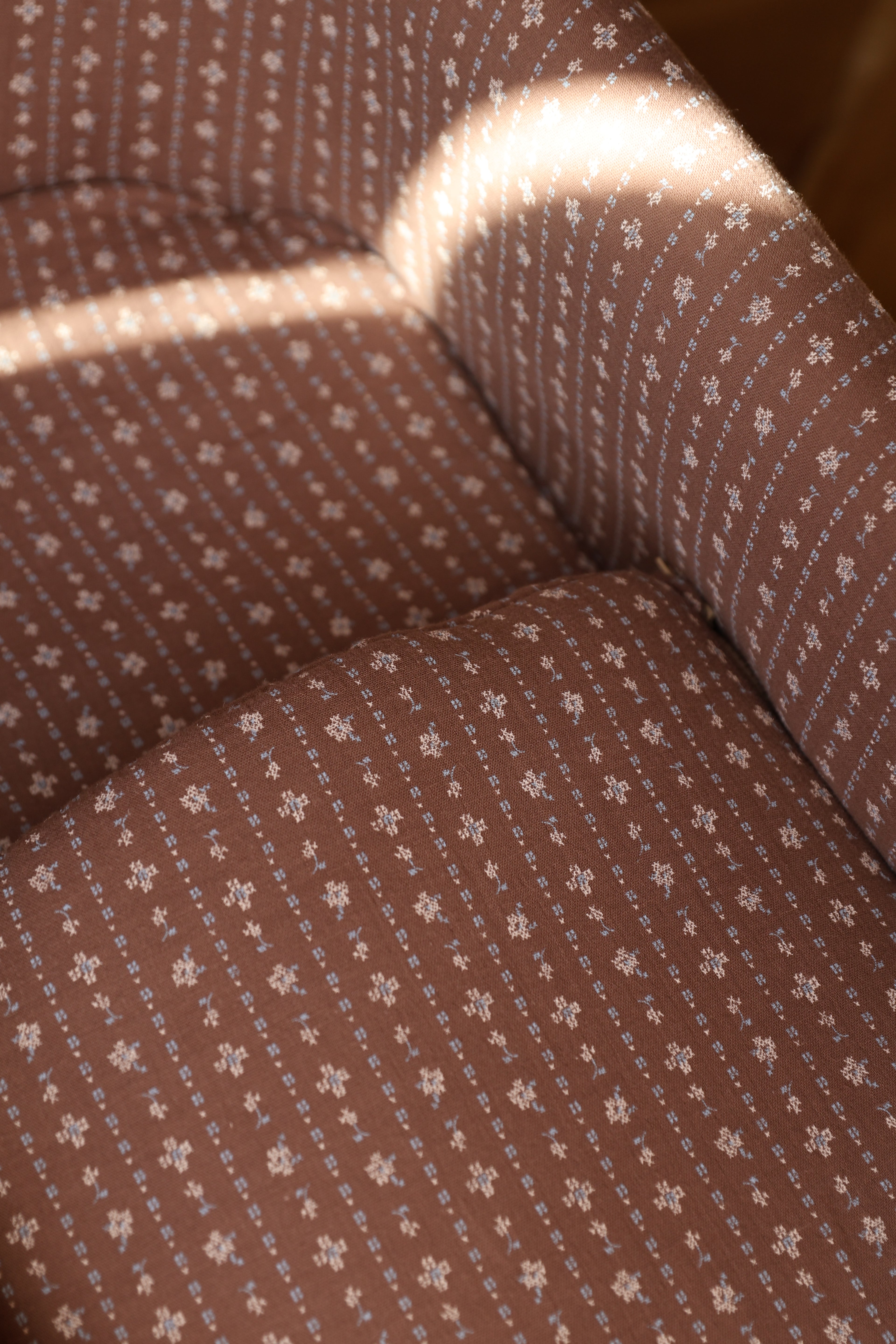 Vestidura Cochecito Gasa Etnic Chocolate+ Gasa Cruda Reversible