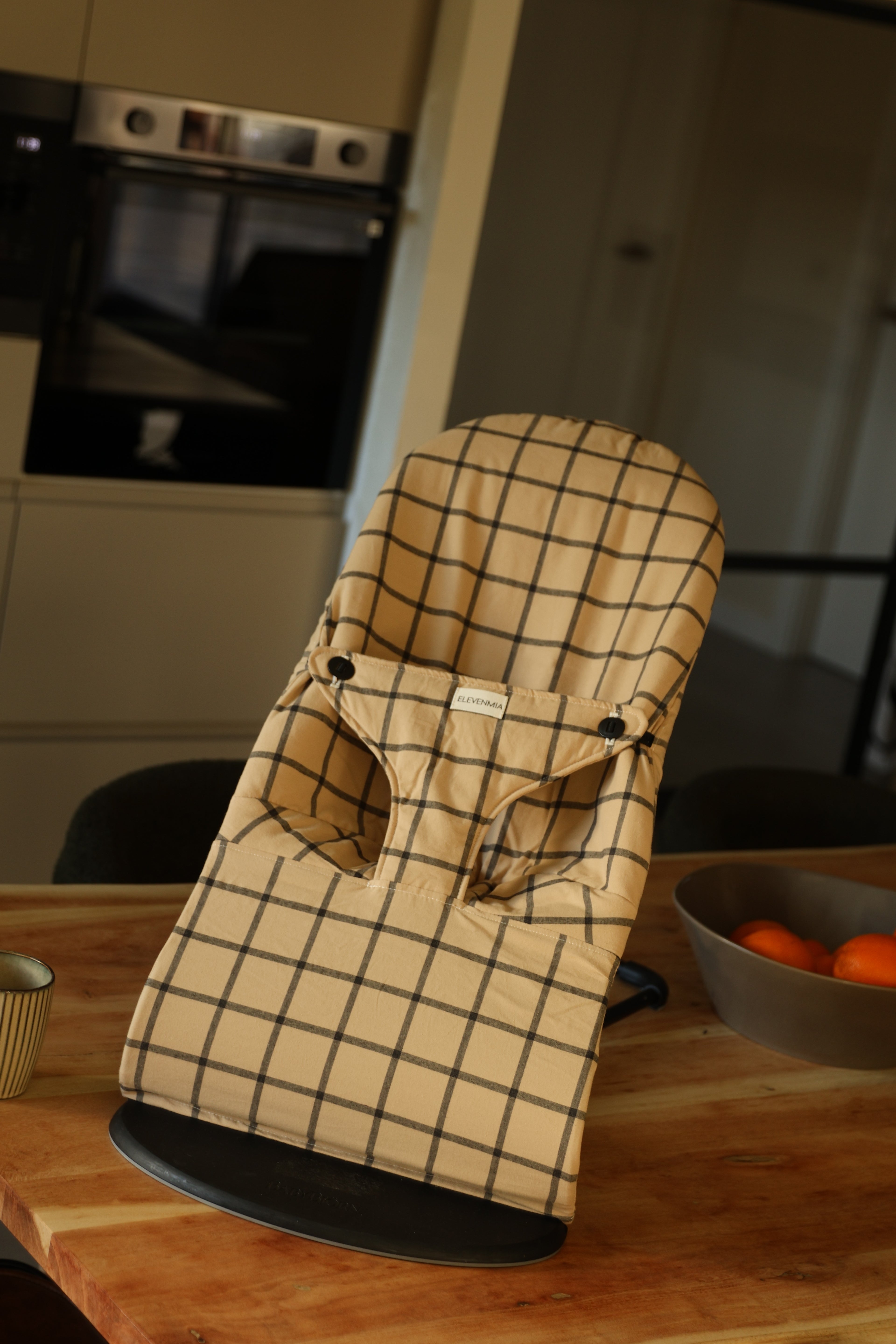 Funda Hamaca BabyJörn Cuadro Ocre