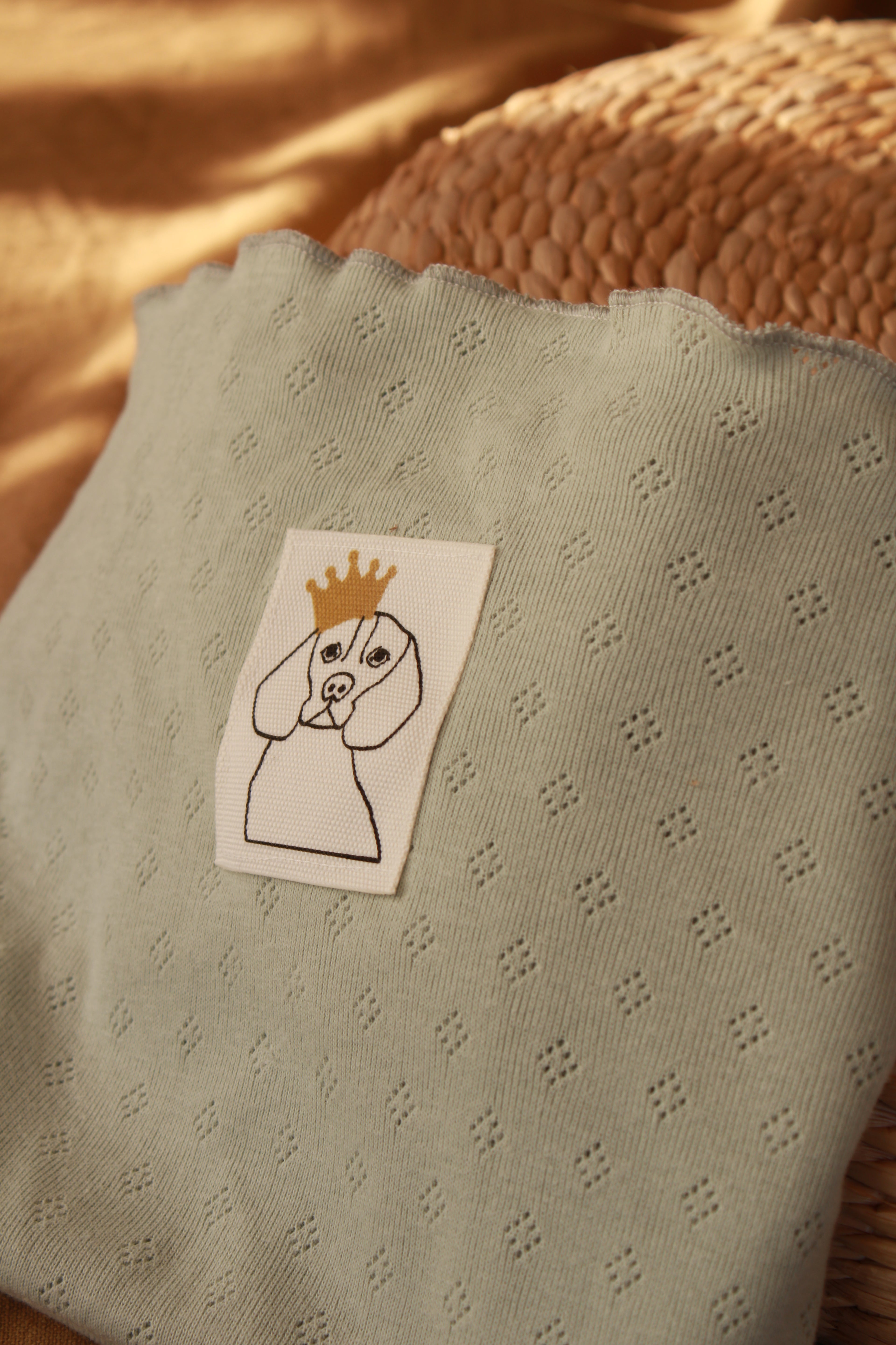 Muselina Punto Calado Verde Agua