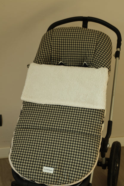 Saco Silla Cochecito Vichy Verde Militar