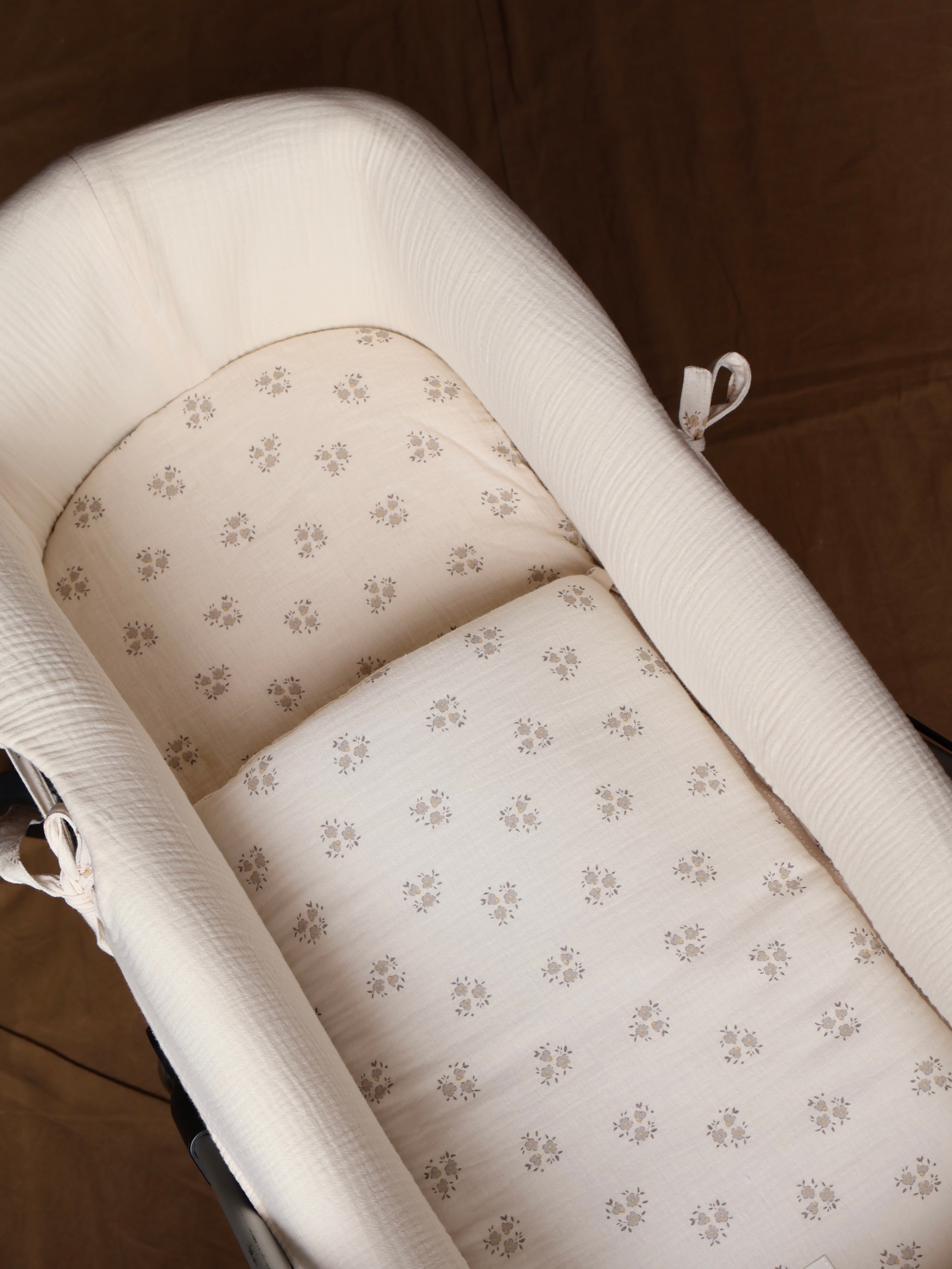 Saco Bajera Cochecito Gasa Sia Gris