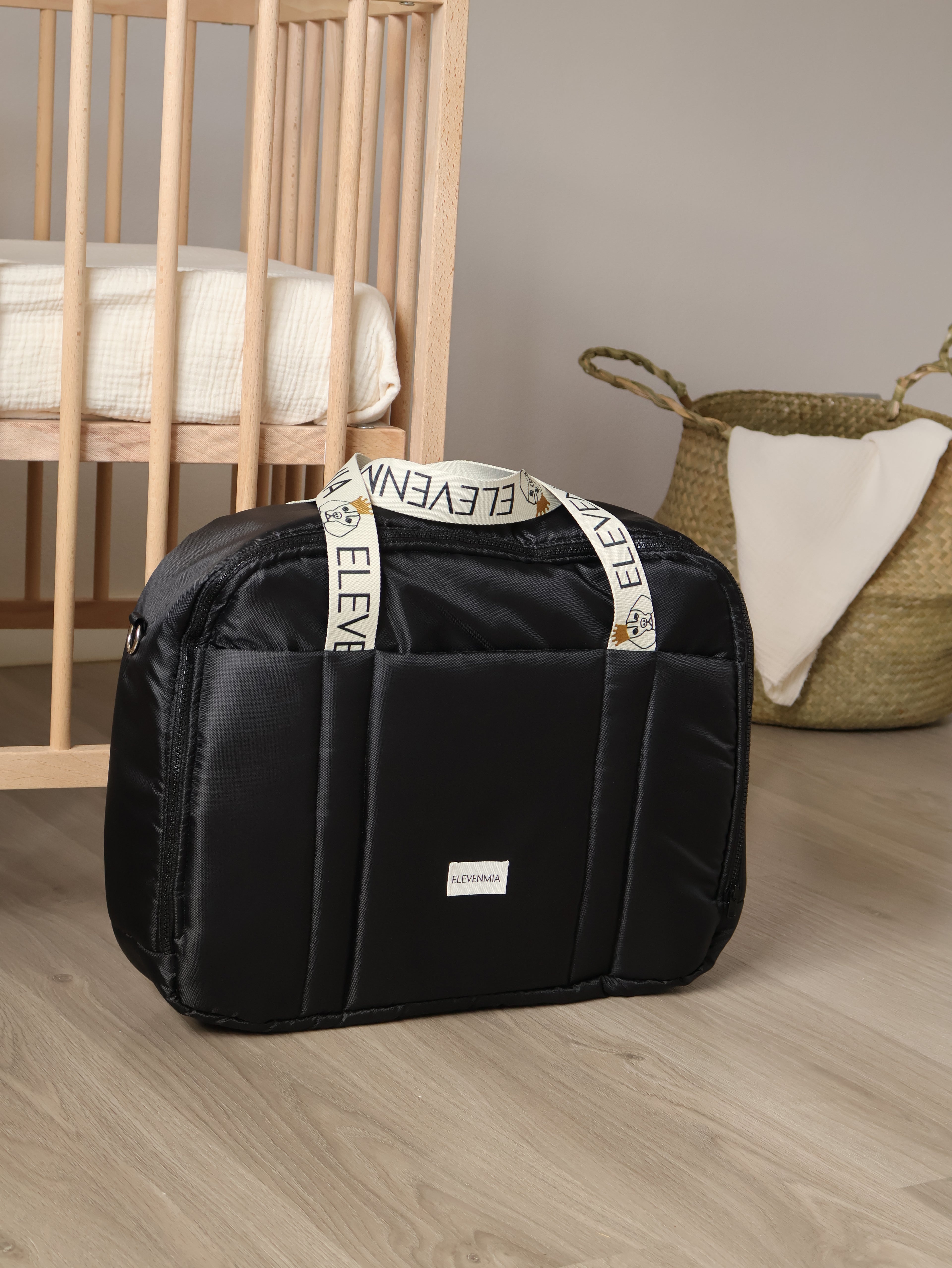 Maleta Maternal Technic Negro Impermeable