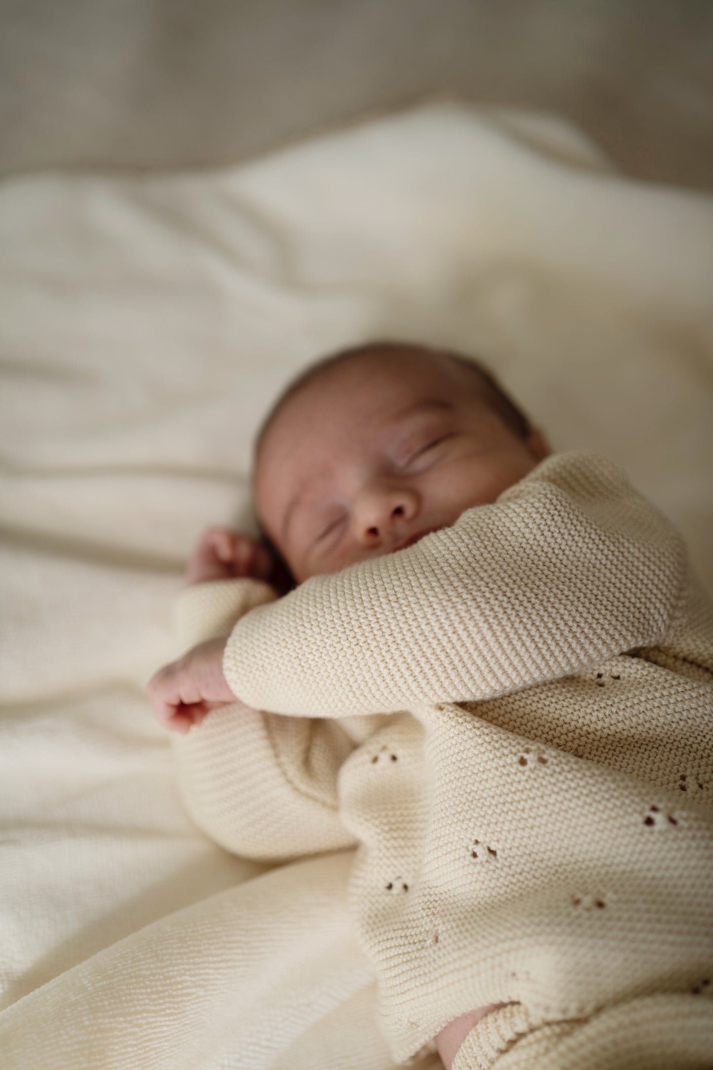 Conjunto Punto Tricot Beige