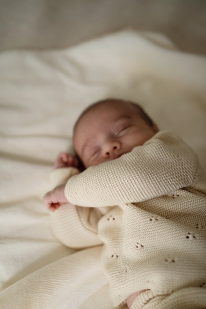 Conjunto Punto Tricot Beige