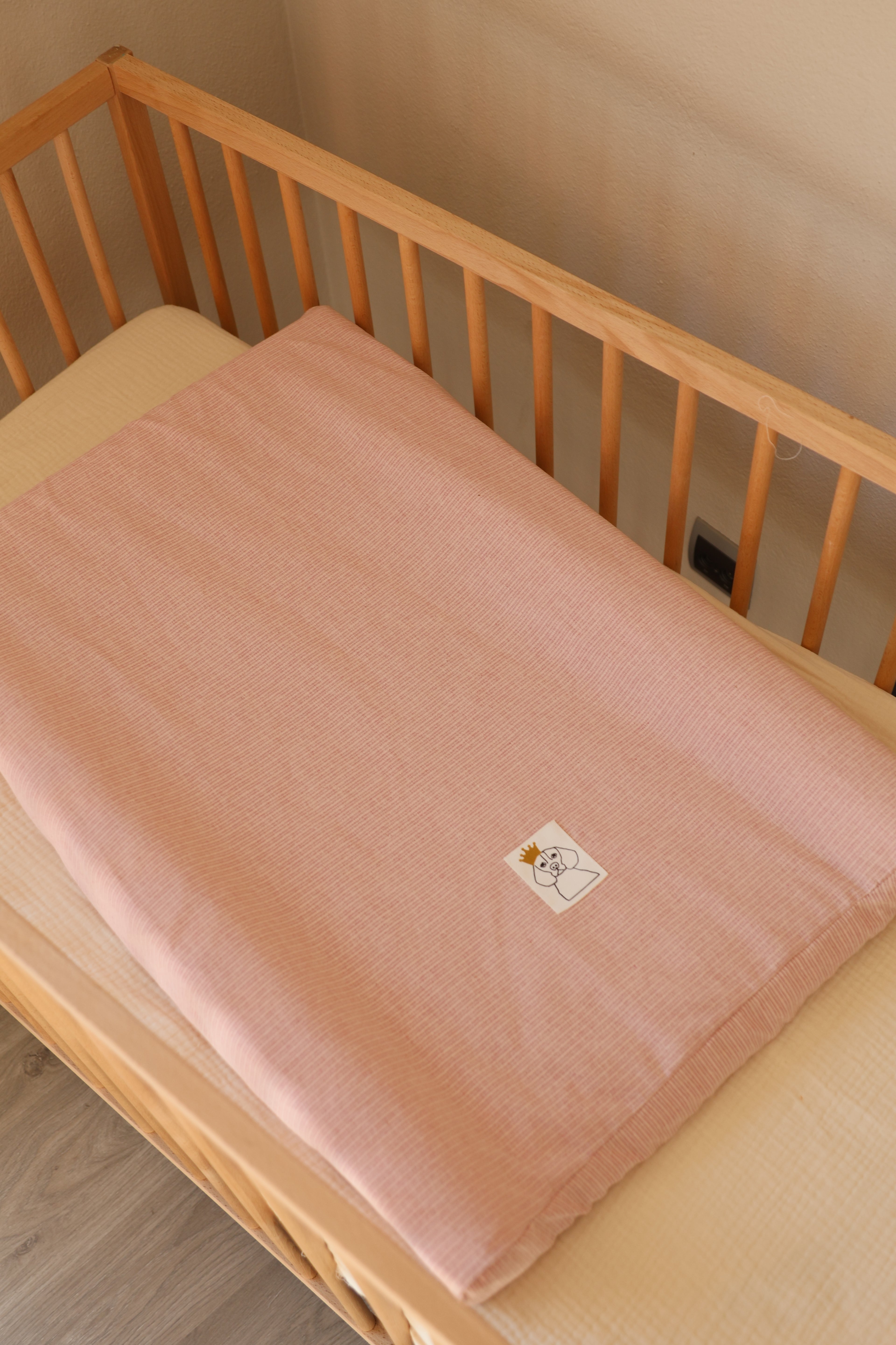 Funda Cambiador Mini Stripe Rosa