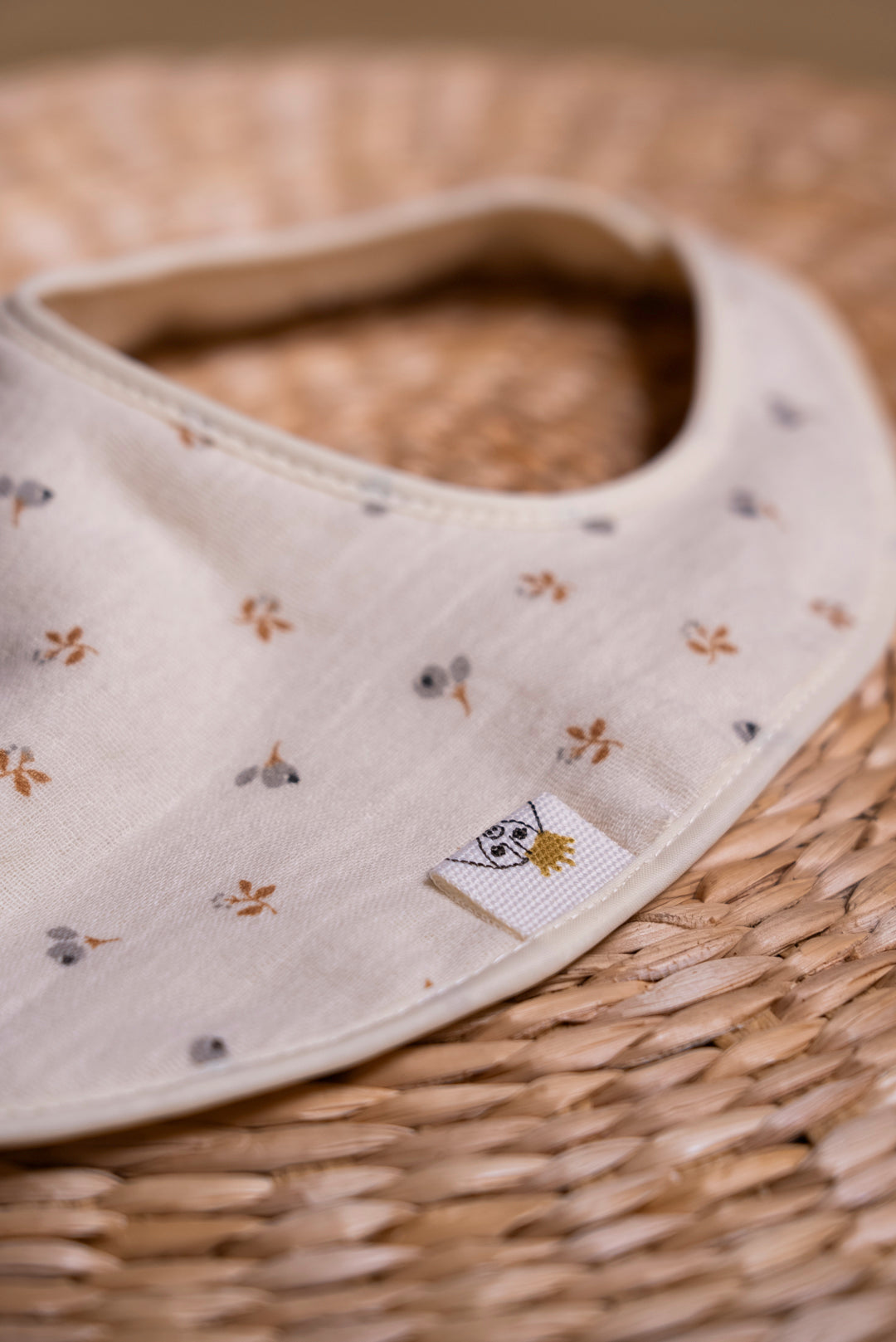 Bavoir en gaze Tanit 122 + tissu éponge