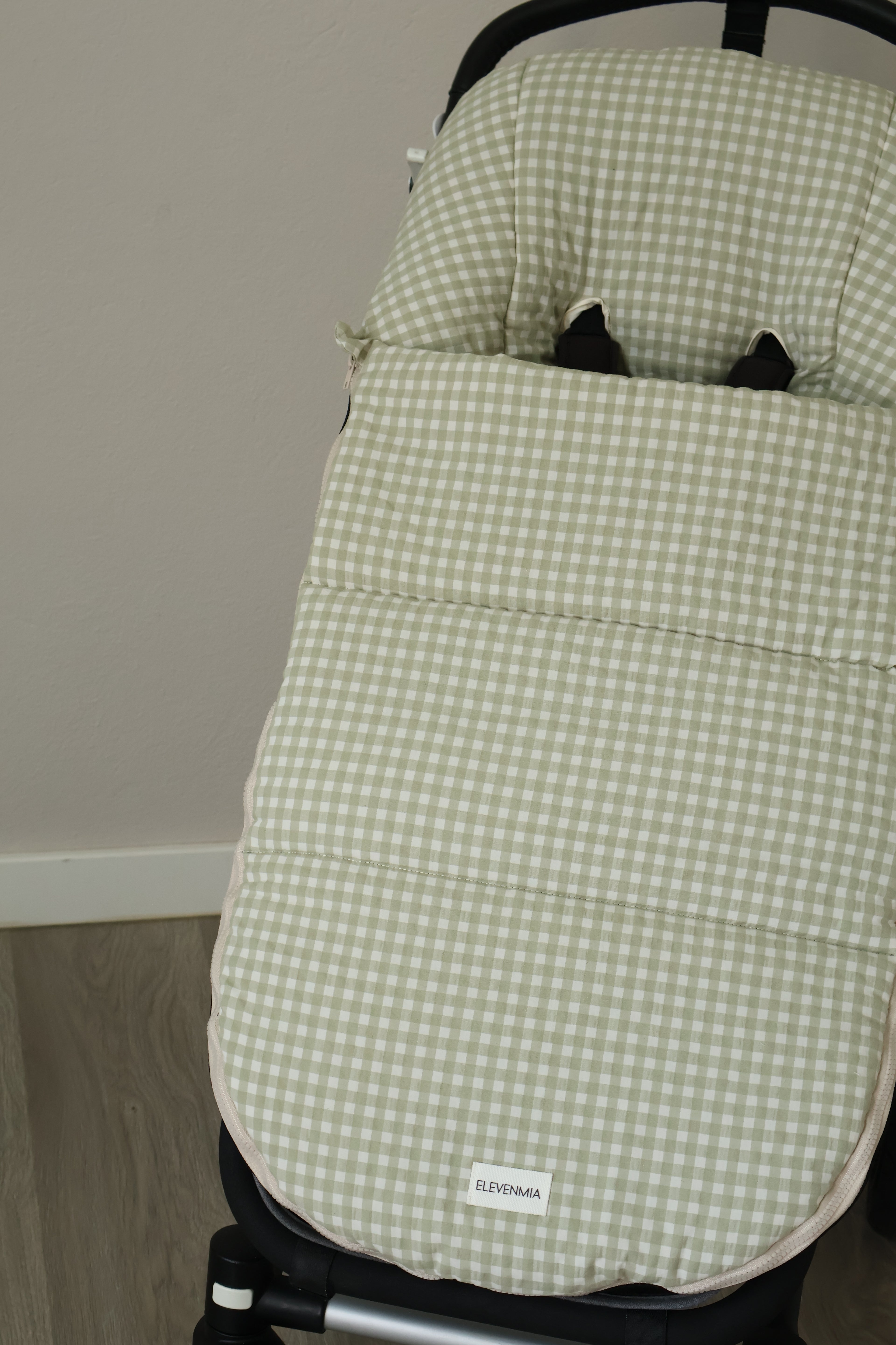 Sac poussette Vichy Matcha