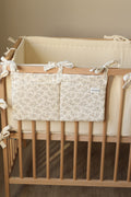 Beige Muslin Crib Organizer