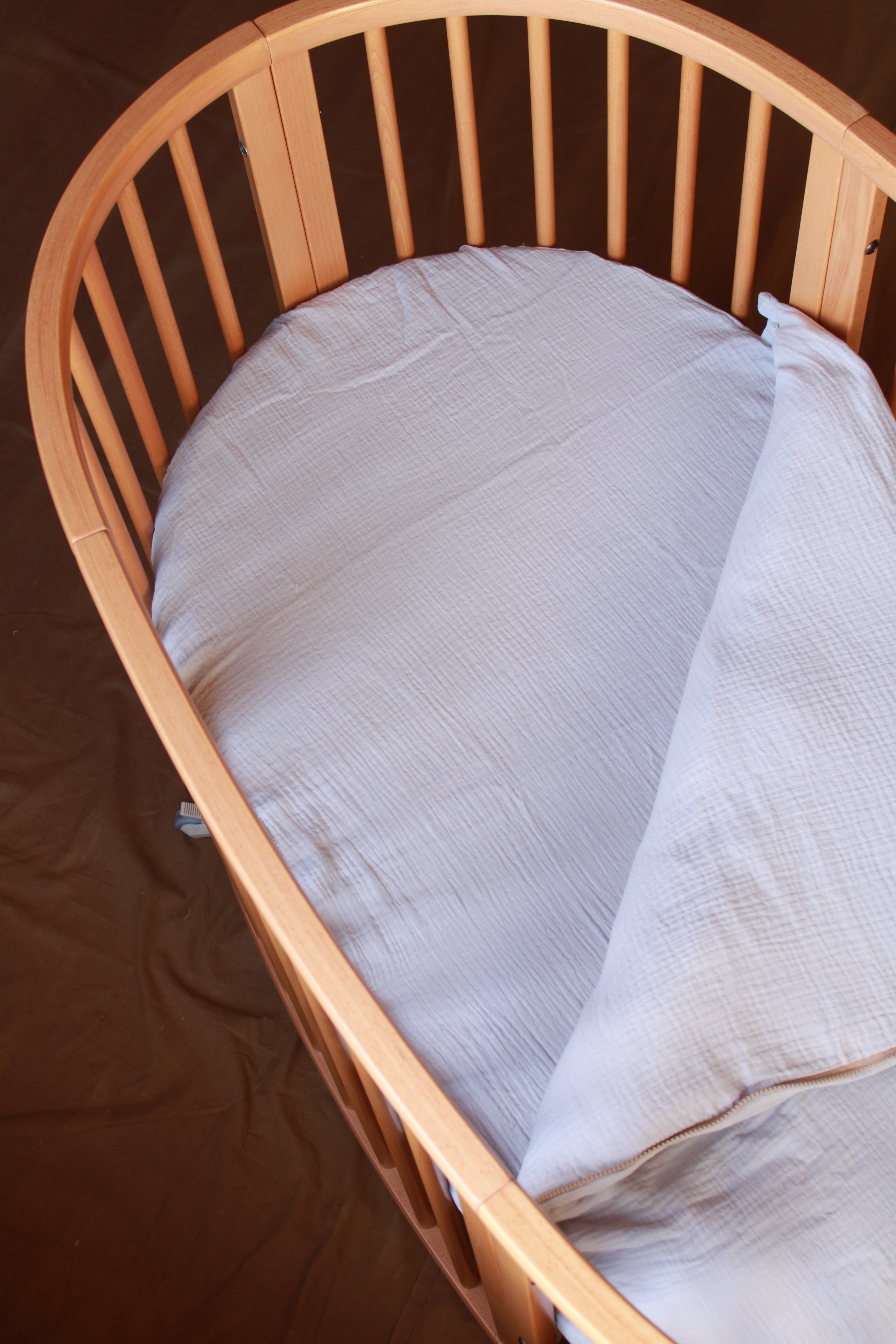 Saco Bajera de Cuna Stokke Gasa Gris