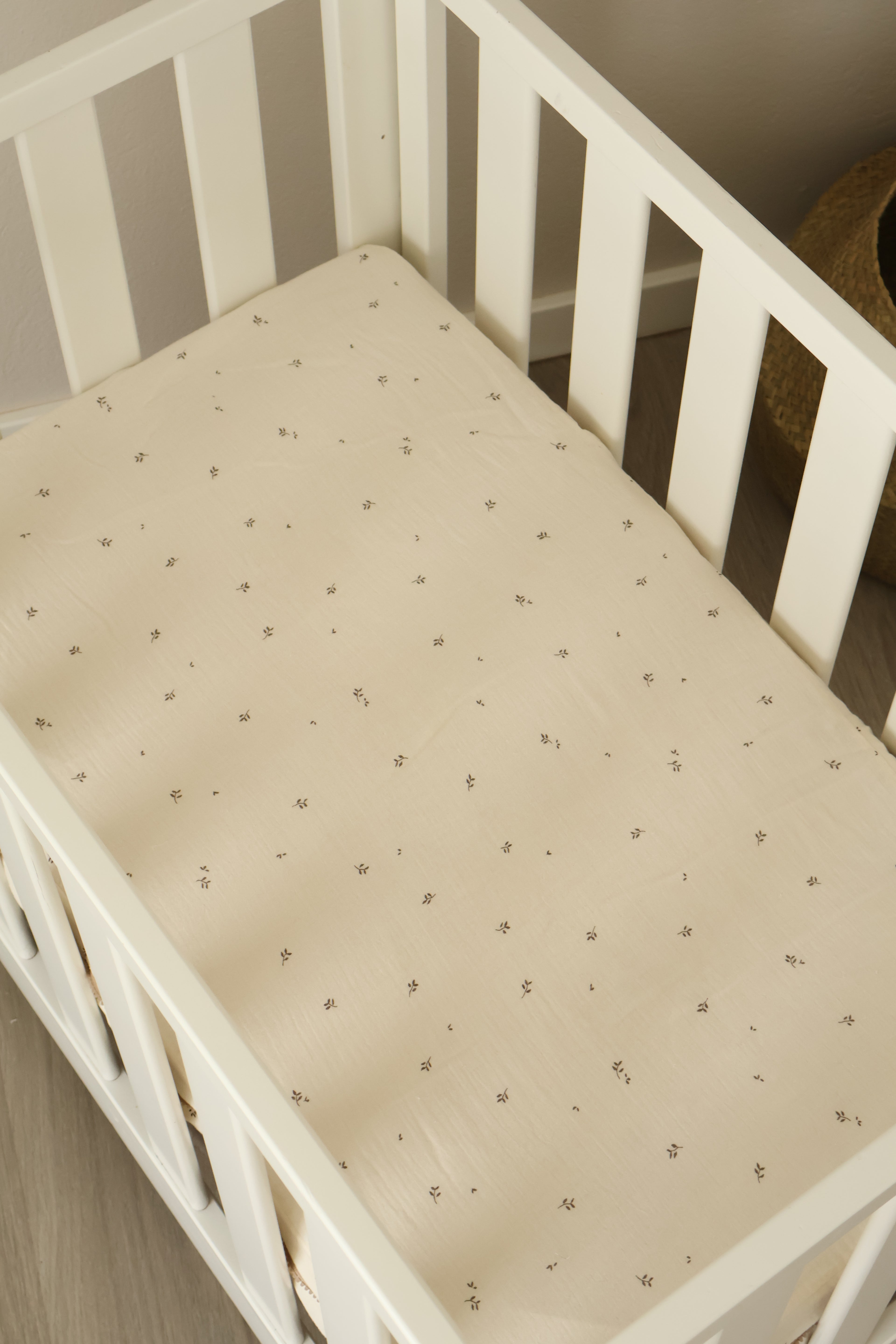 Sac de fond pour mini-berceau 80x50 gaze Lúa