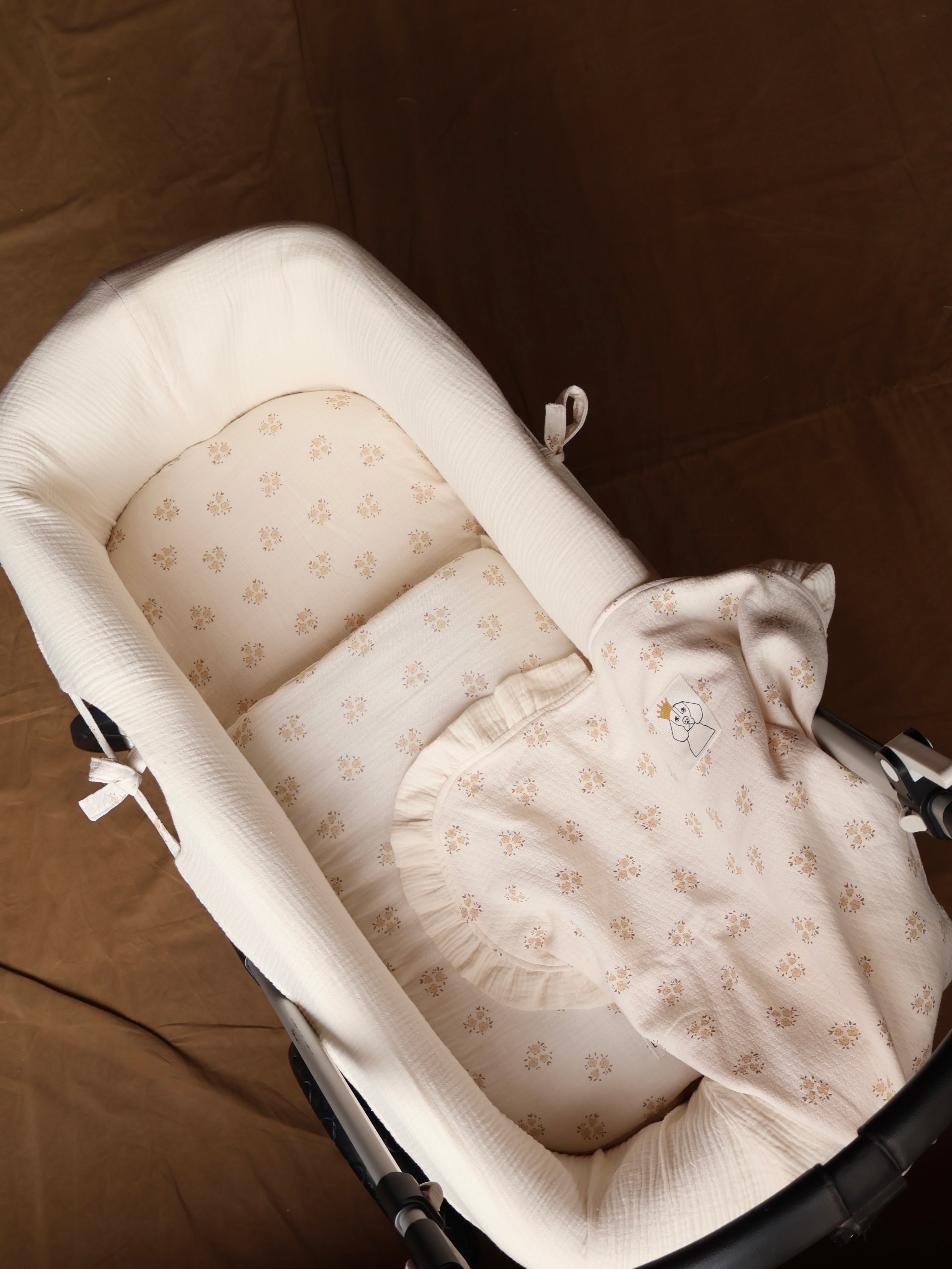 Sac de fond de poussette en gaze de sable Sia