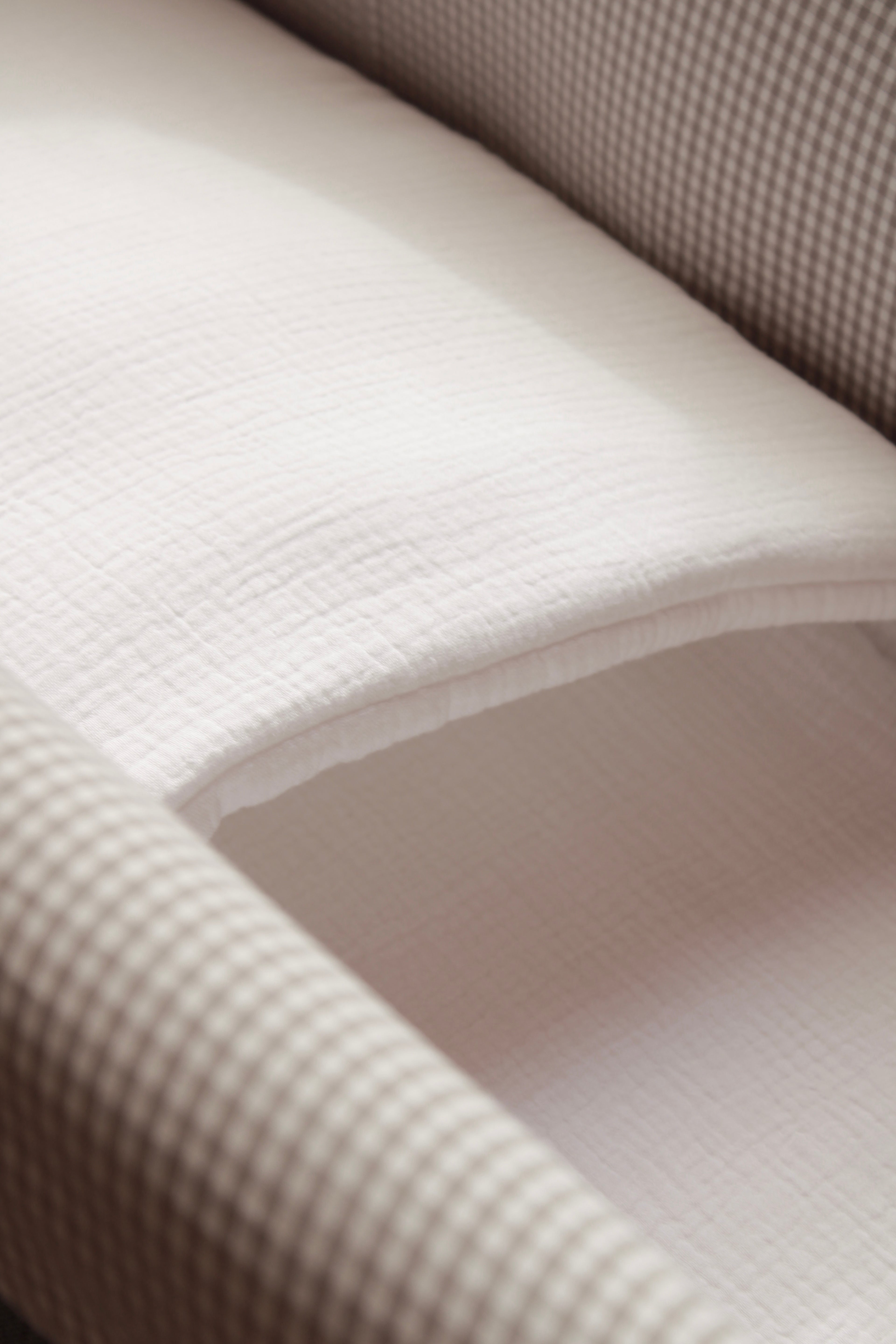 Saco Bajera Cochecito Gasa Blanca