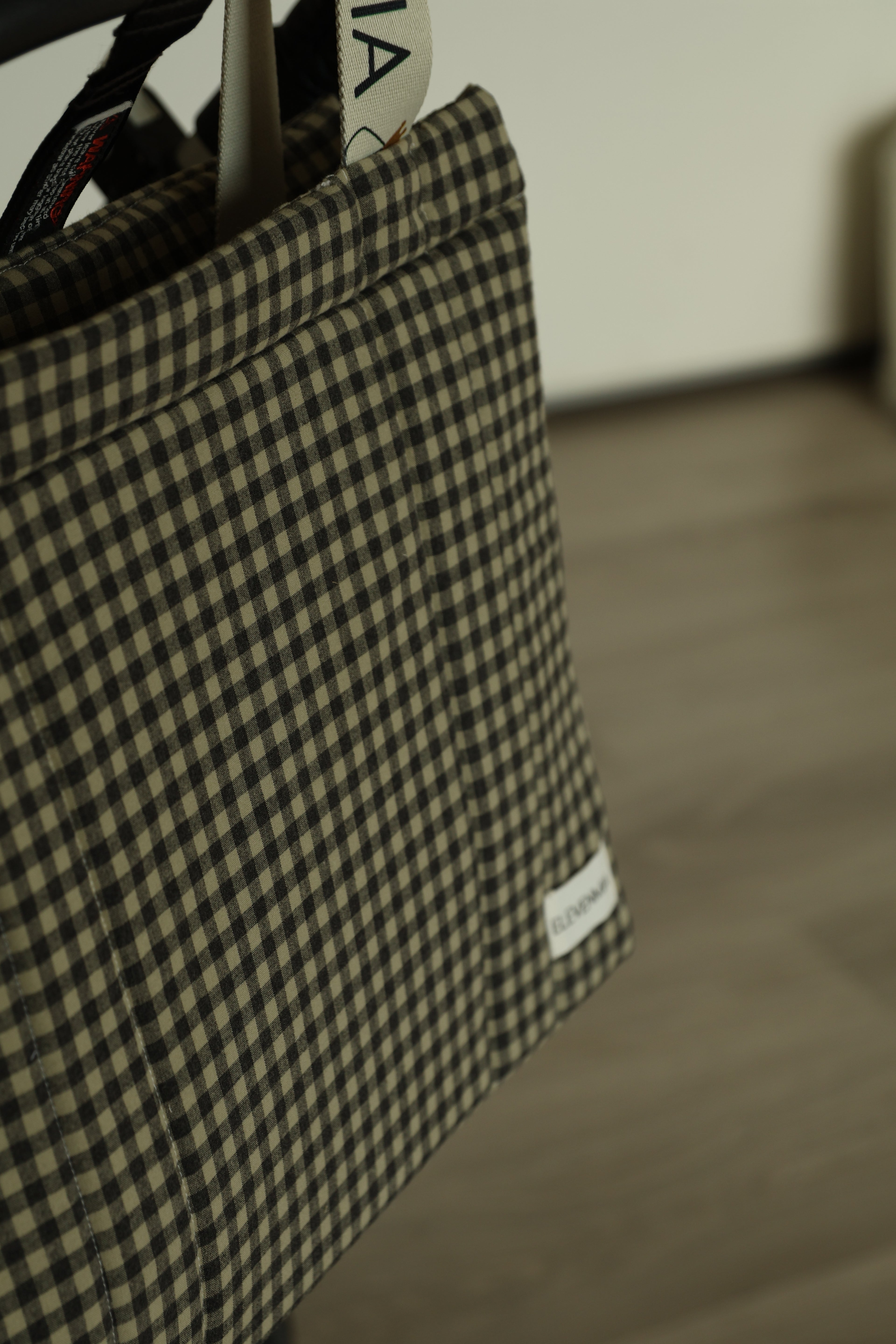 Bolso Big Vichy Verde Militar