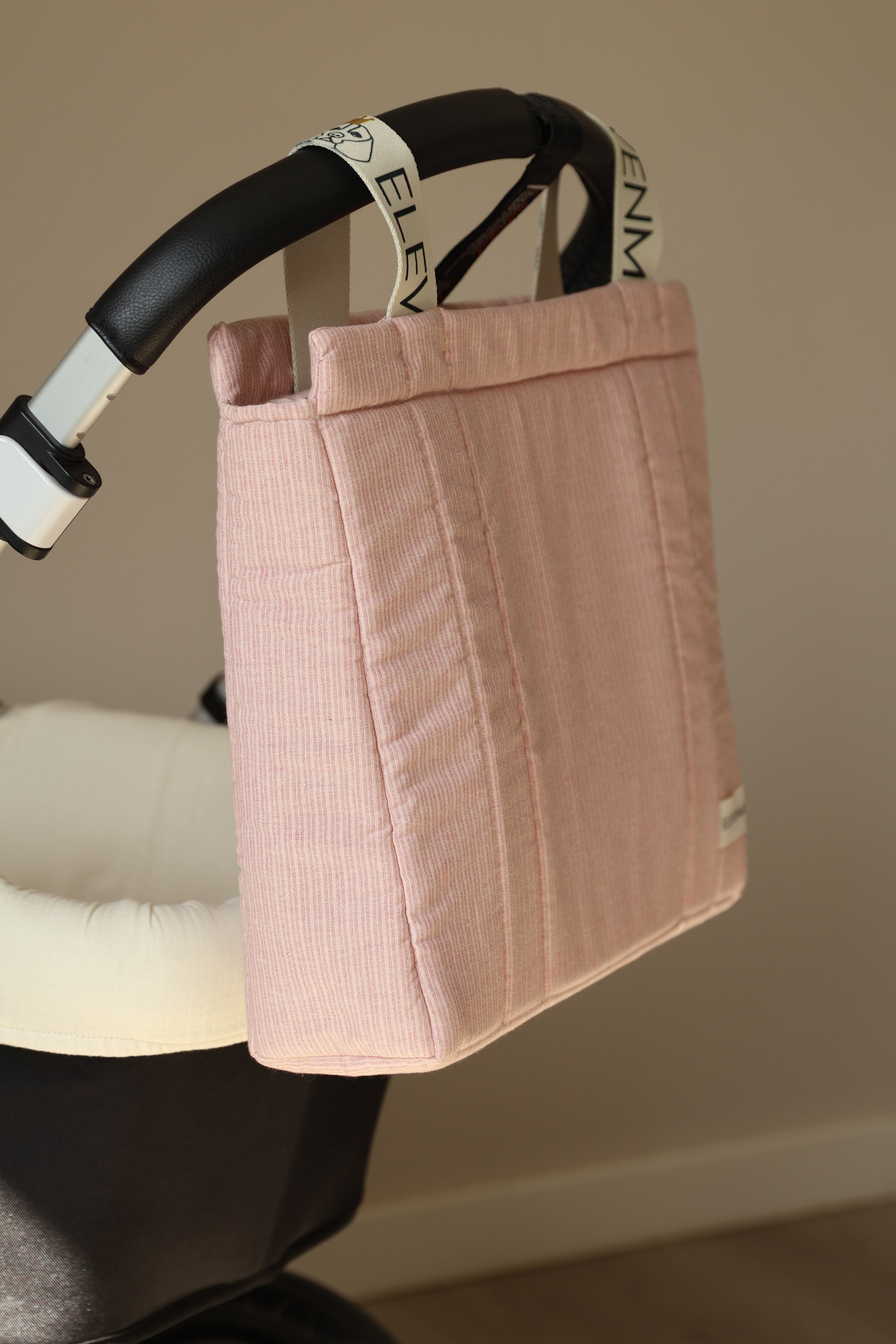 Bolso Big Mini Stripe Rosa
