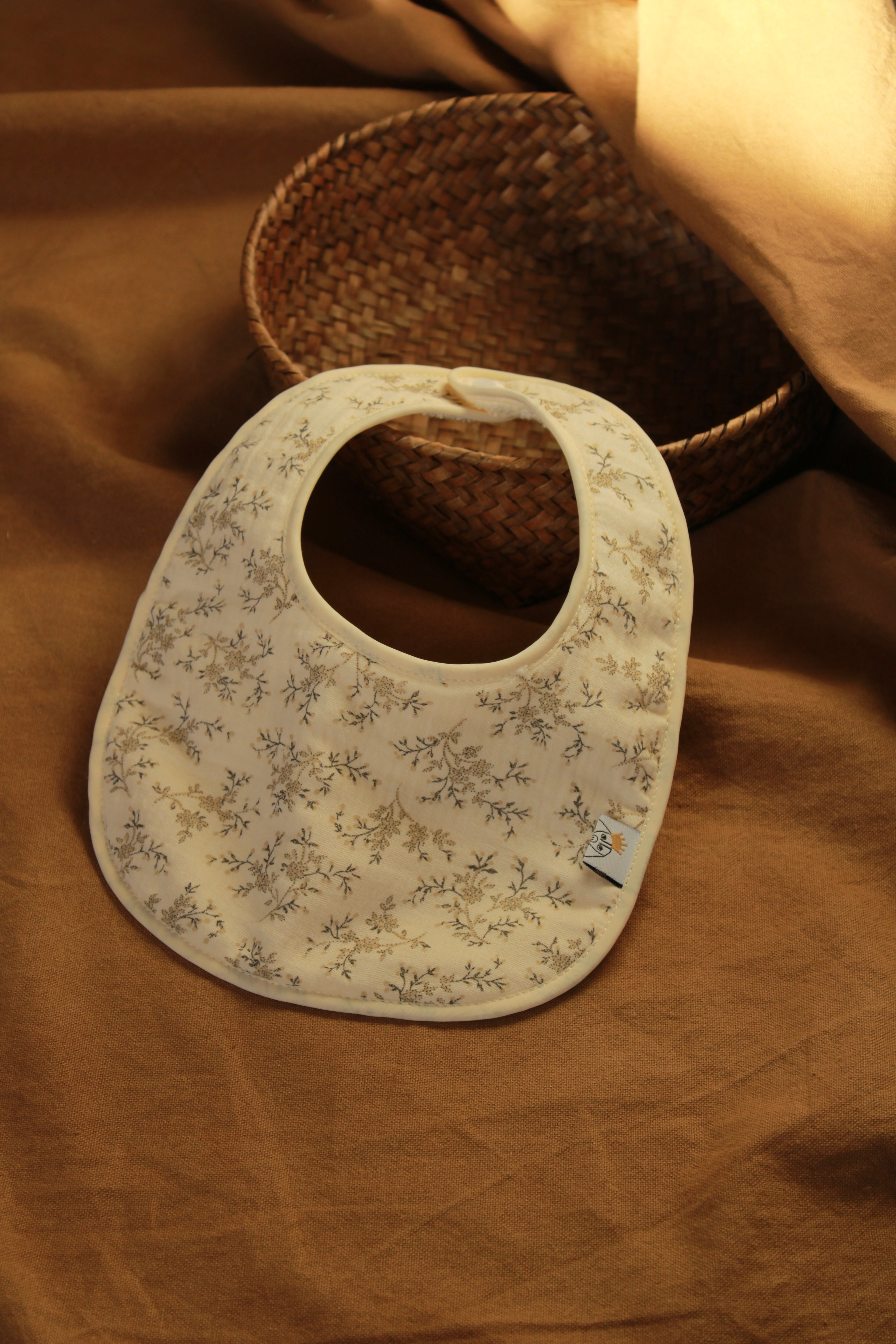 Mon bavoir en gaze + tissu éponge