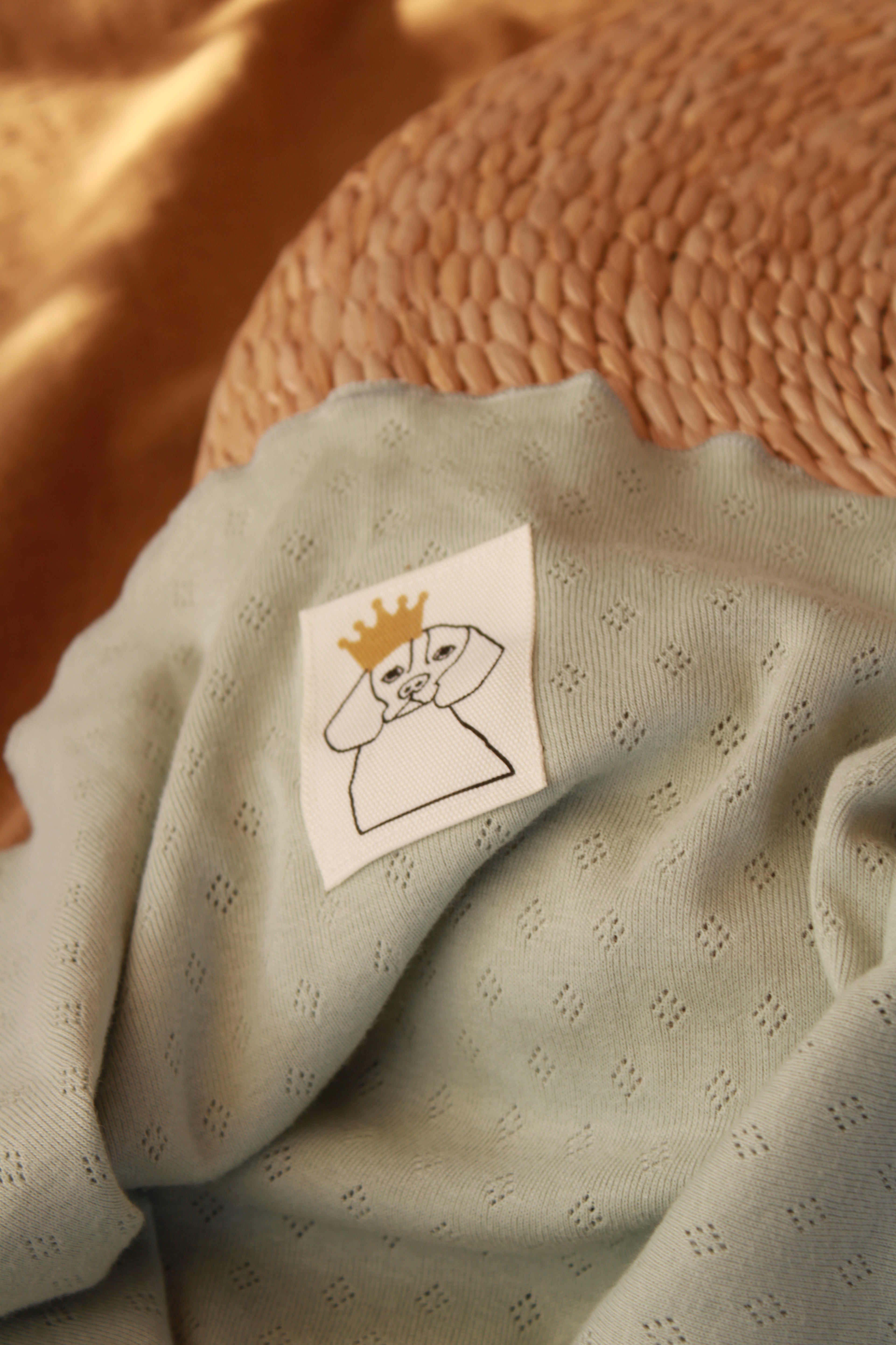 Muselina Punto Calado Verde Agua