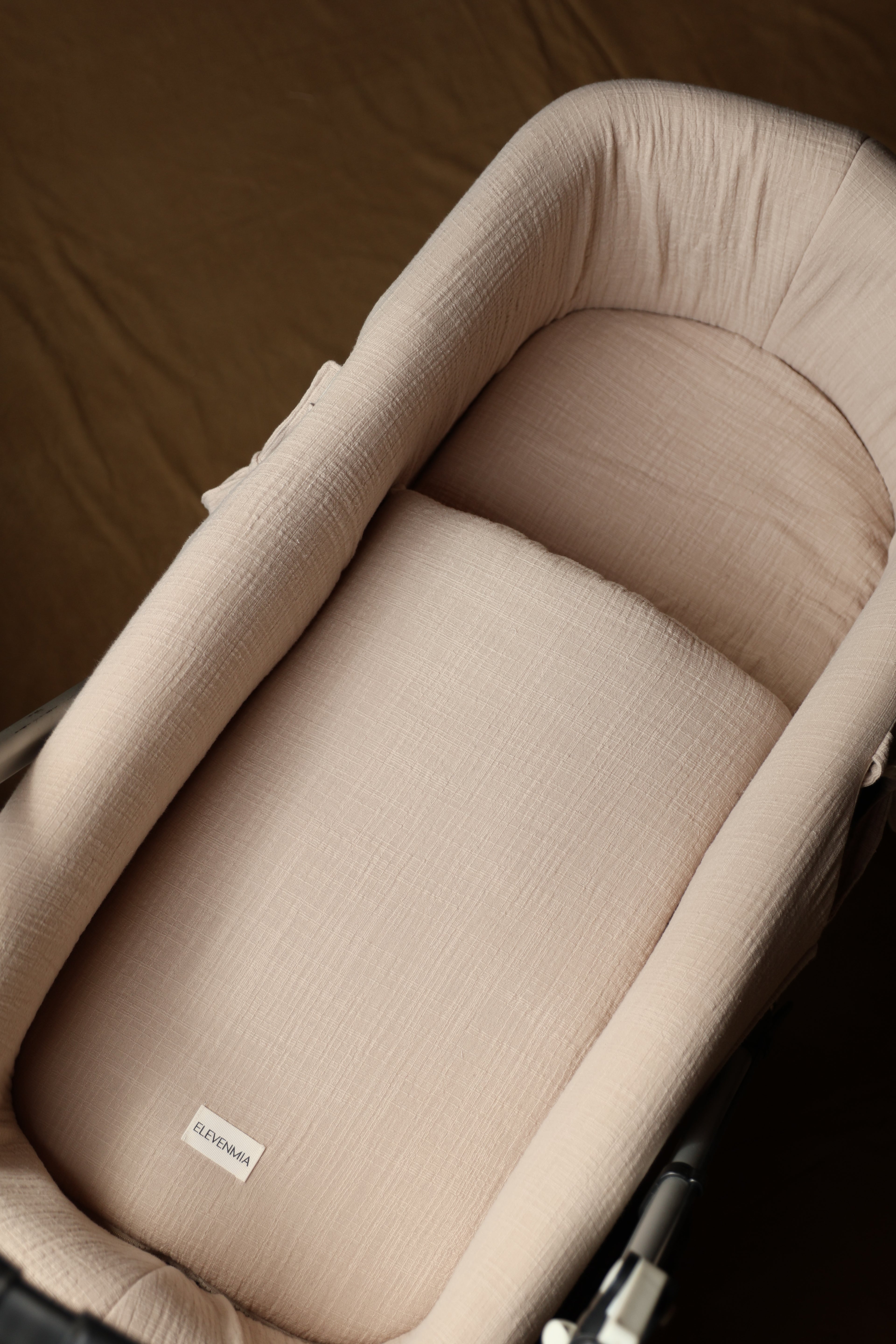 Saco Bajera Cochecito Gasa Rústica Arena