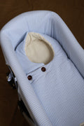 Vestidura Cochecito Raya Candela  + Gasa Cruda Reversible