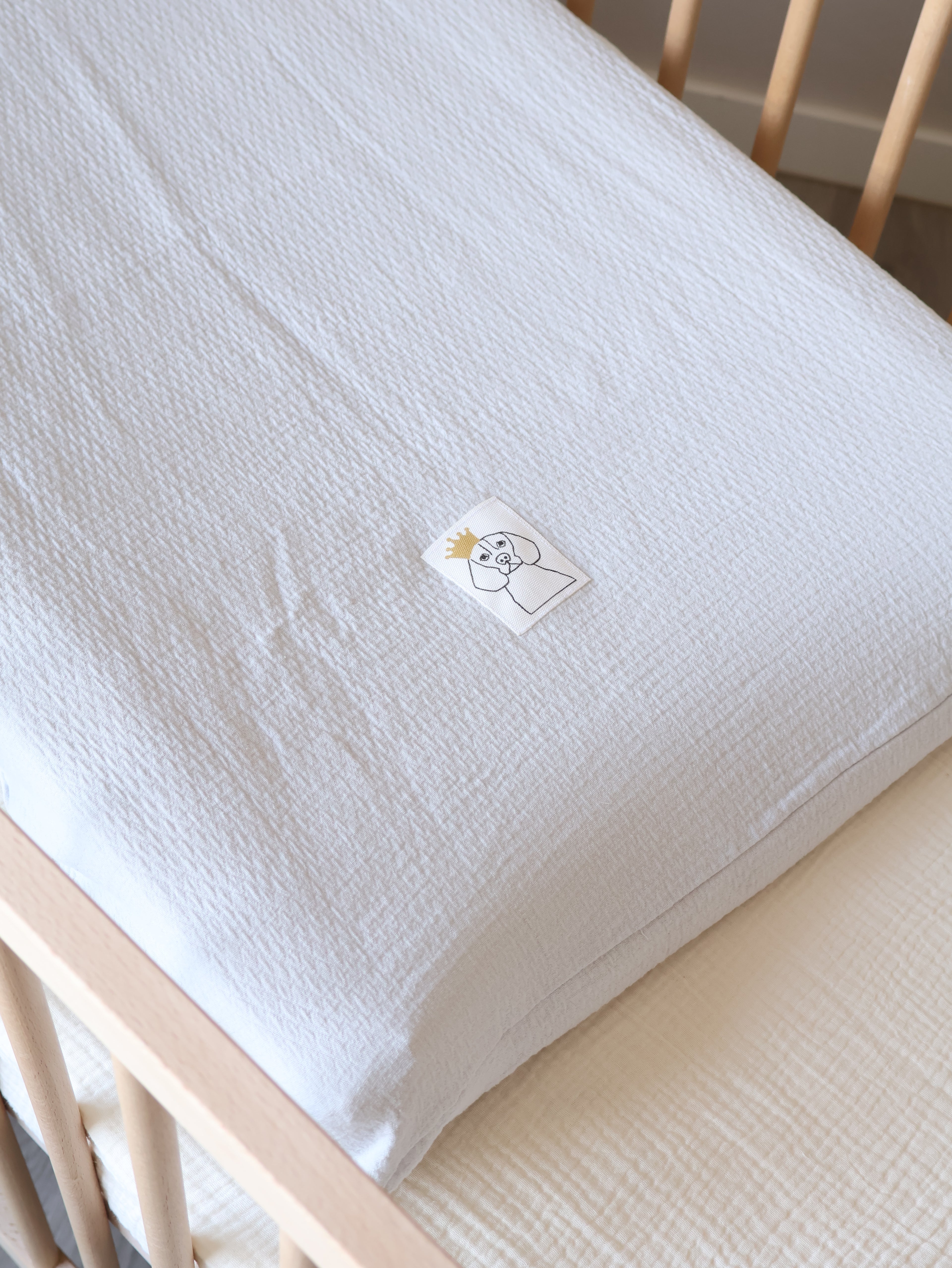 Housse de matelas à langer Dolby Gray
