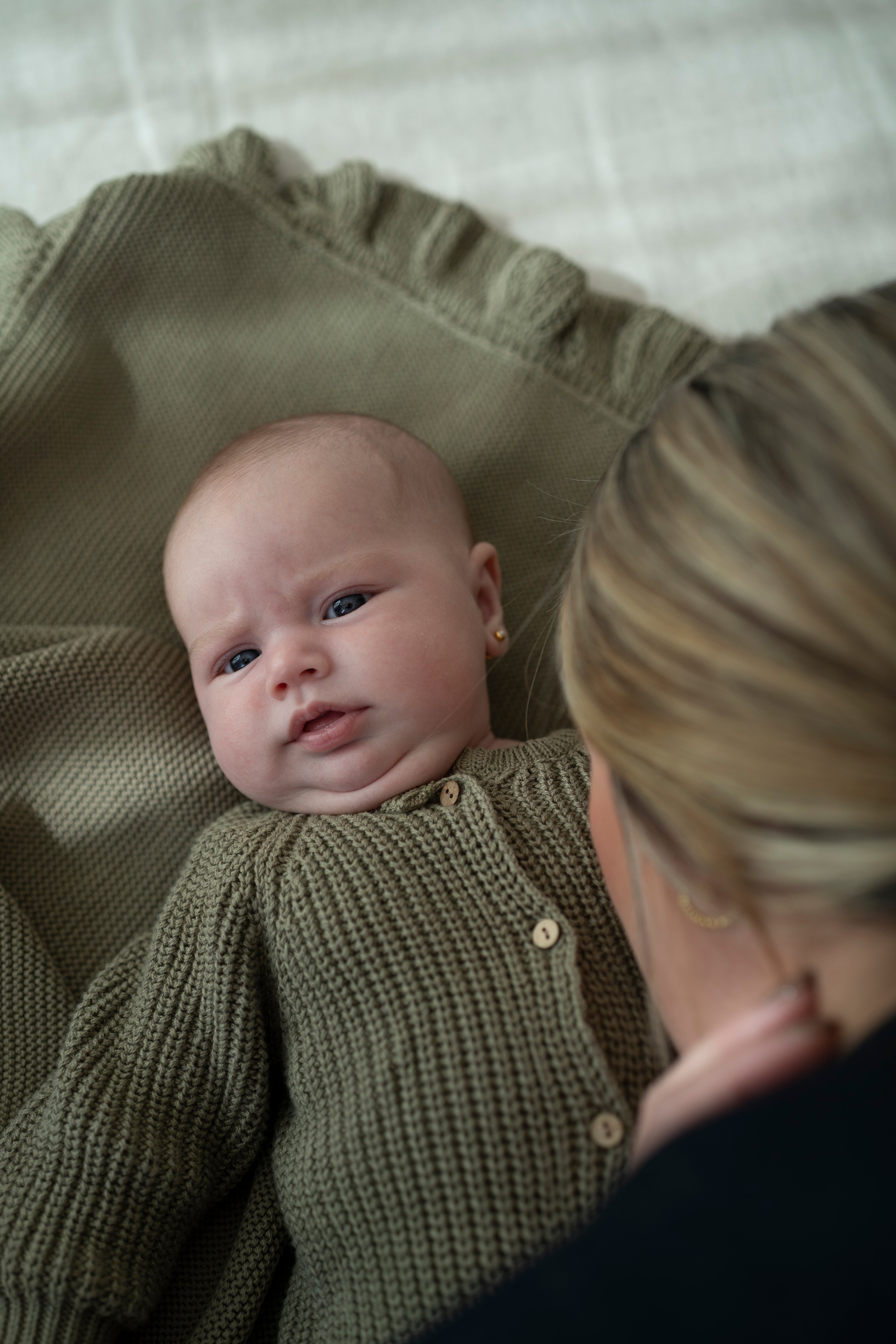 Ensemble en tricot blanc