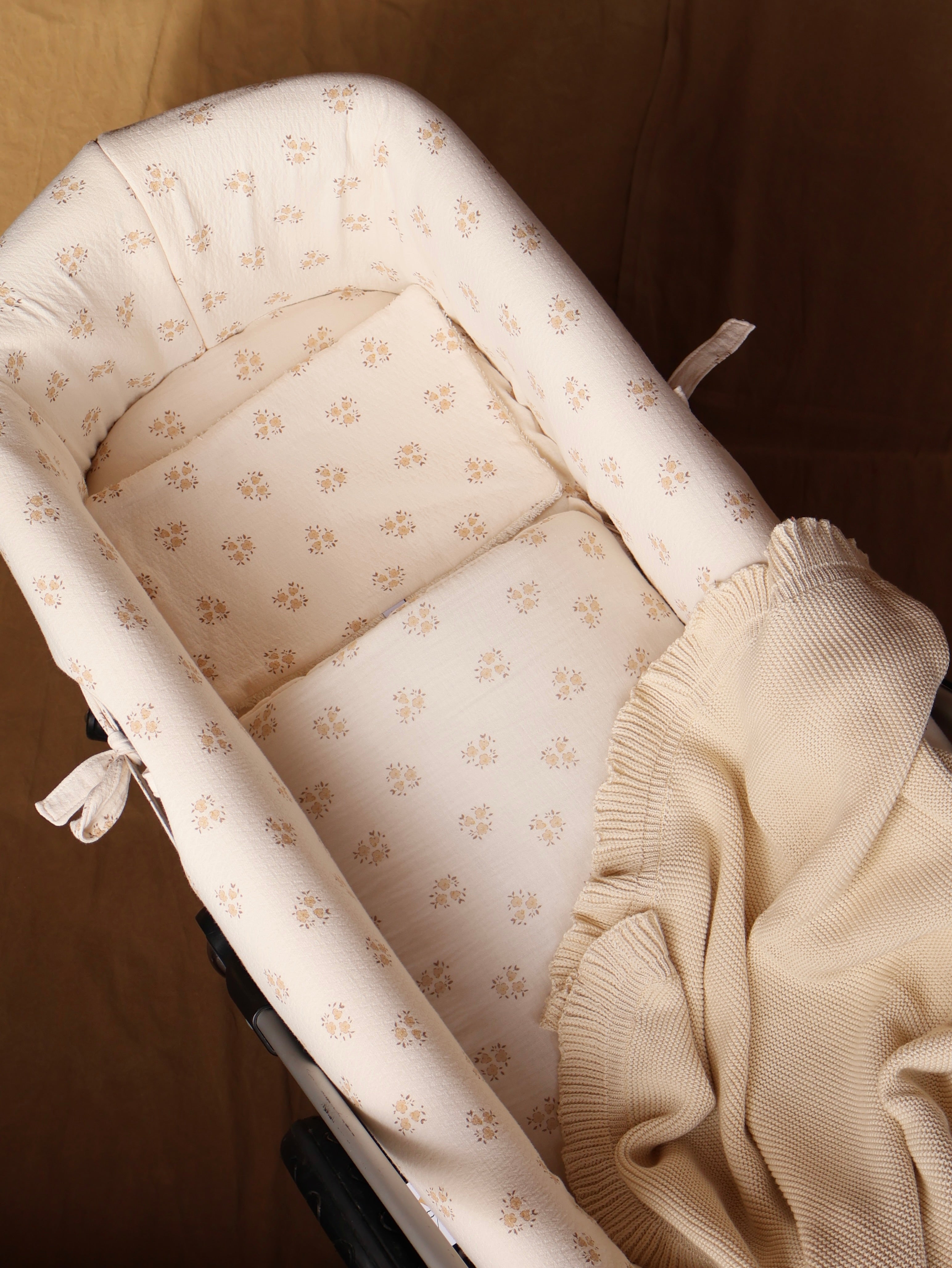 Sac de fond de poussette en gaze de sable Sia