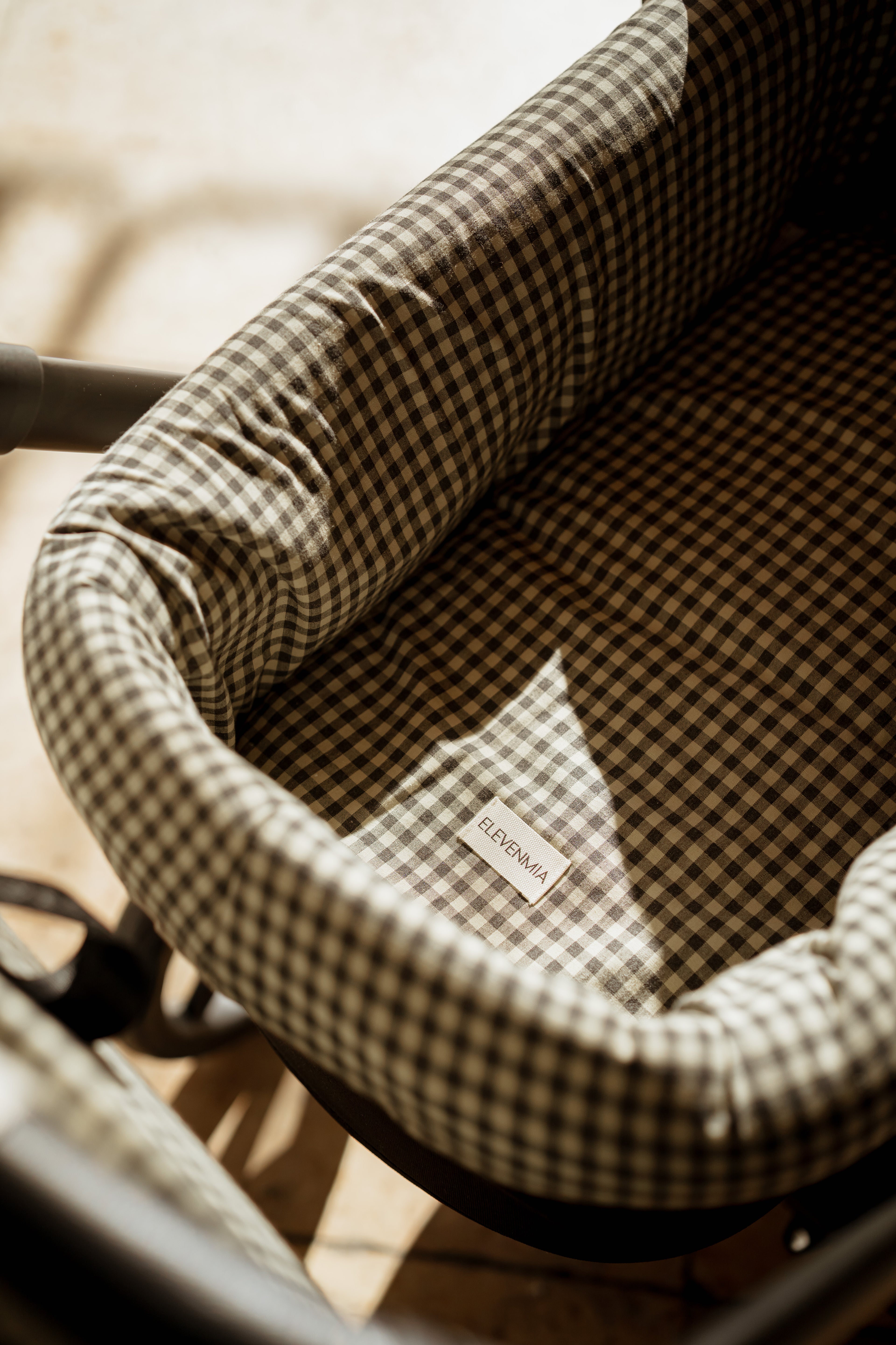 Saco Bajera Cochecito Vichy Verde Militar